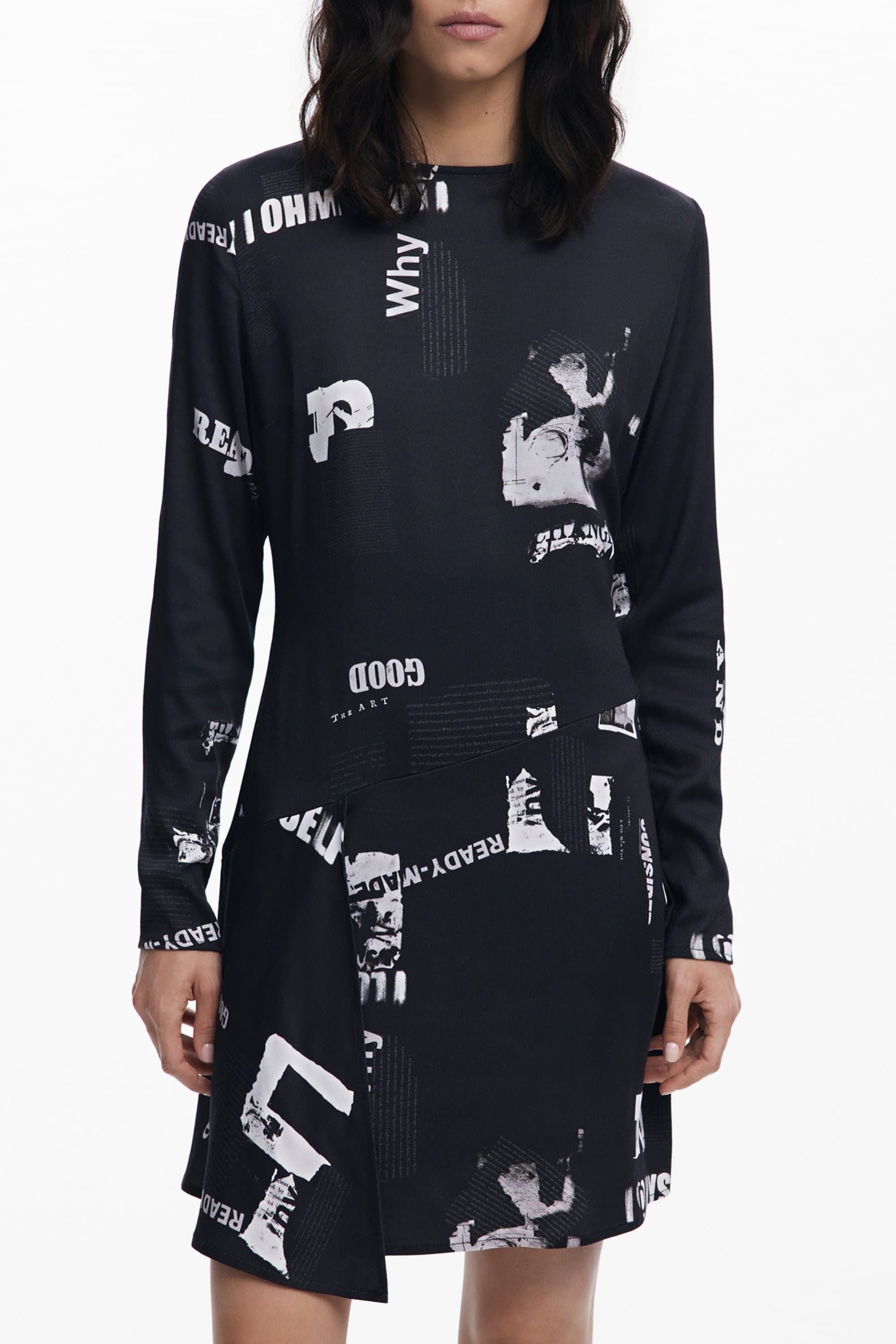 DESIGUAL ABITO CORTO DONNA NERO - Immagine principale