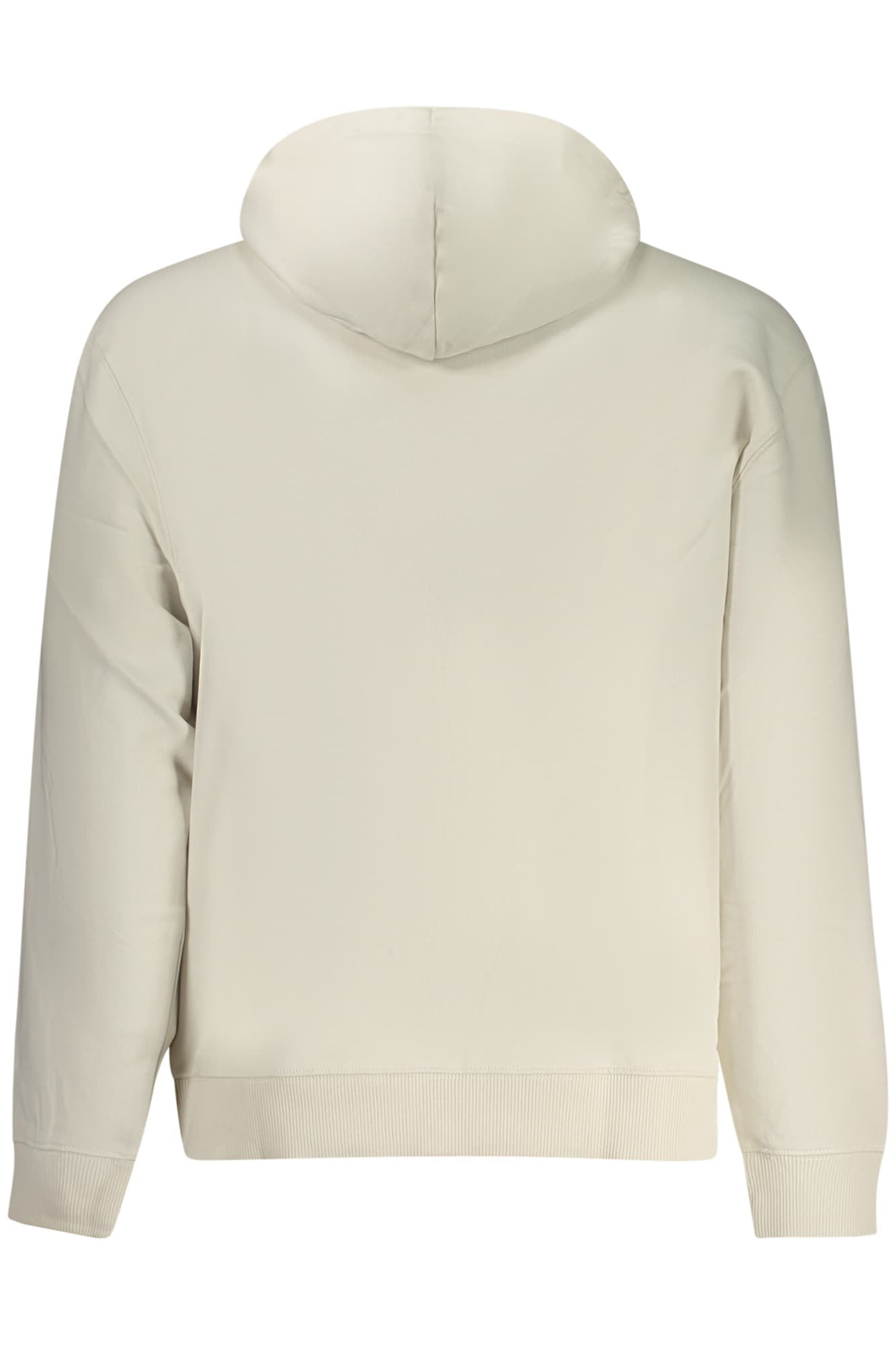 CALVIN KLEIN FELPA SENZA ZIP UOMO BEIGE - Miniatura 2