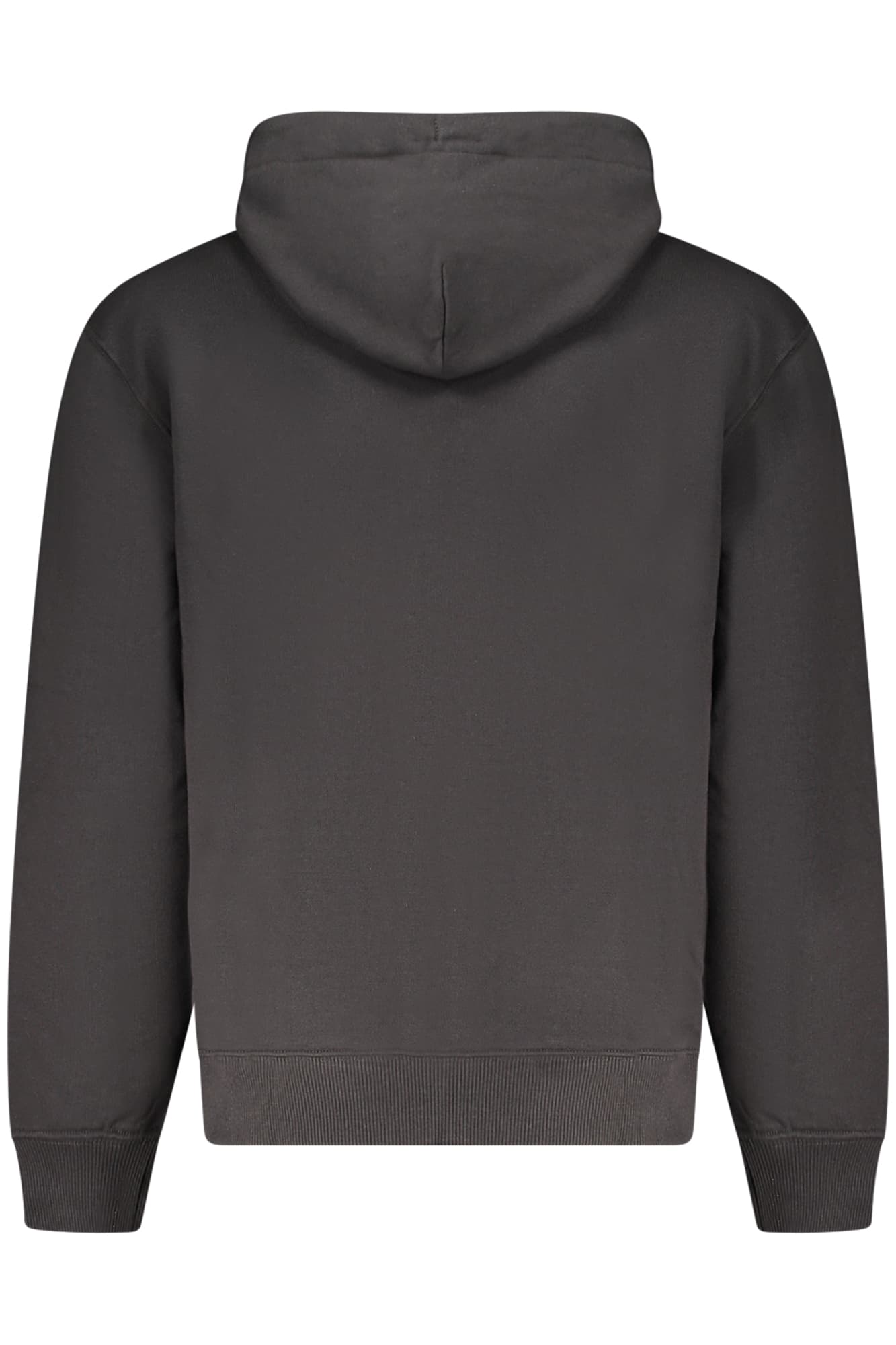 CALVIN KLEIN FELPA SENZA ZIP UOMO NERO - Miniatura 2