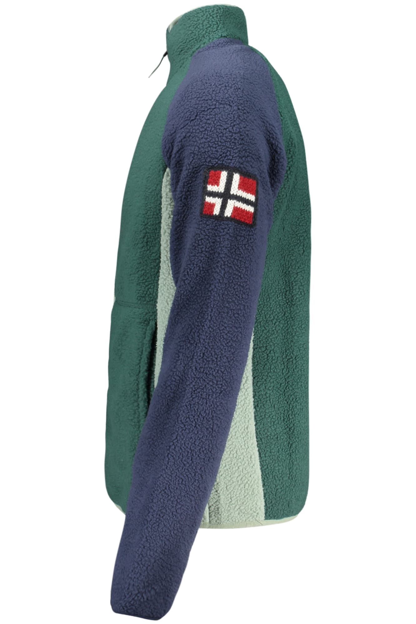 NORWAY 1963 FELPA CON ZIP UOMO VERDE - Miniatura 3