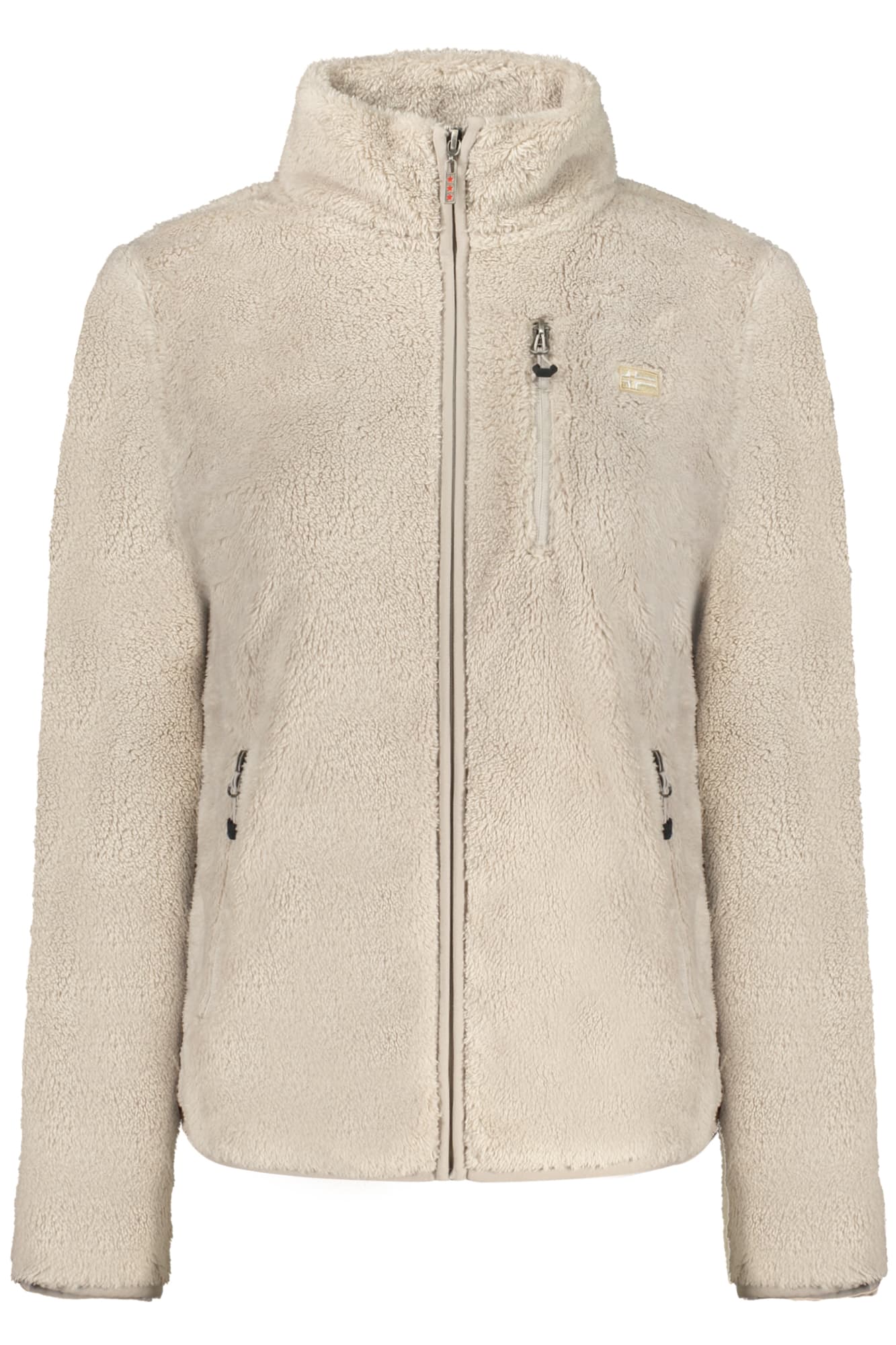 NORWAY 1963 FELPA CON ZIP DONNA BEIGE - Immagine 1