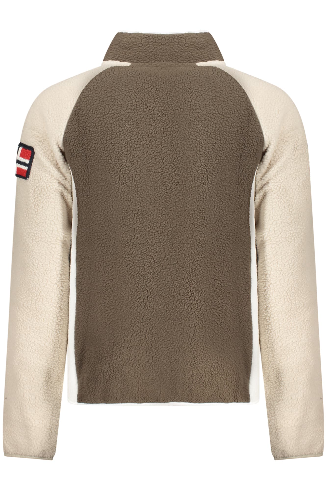 NORWAY 1963 FELPA CON ZIP UOMO MARRONE - Miniatura 2