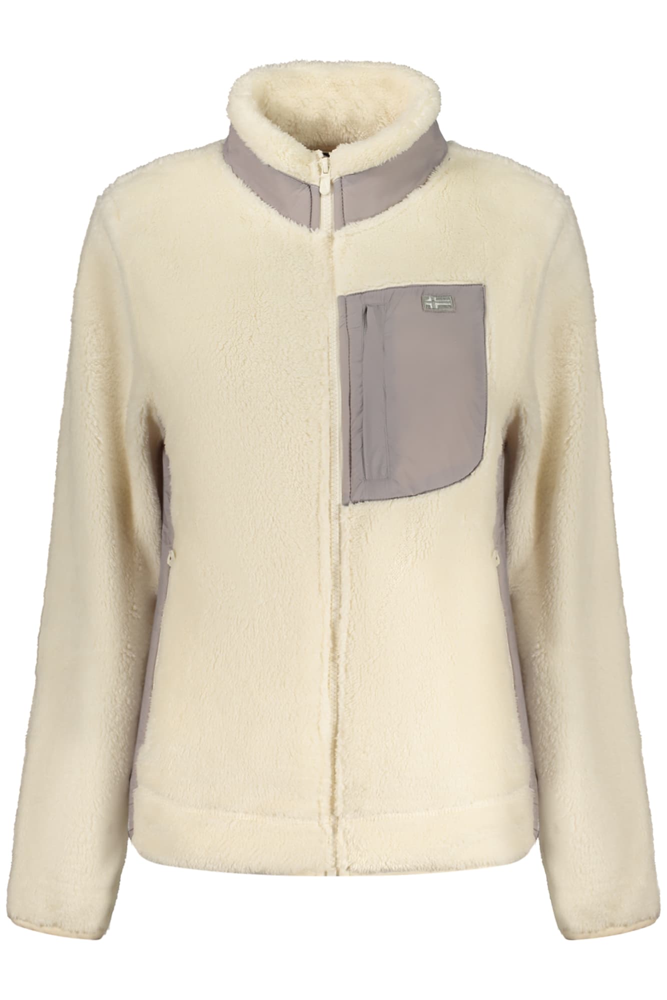 NORWAY 1963 FELPA CON ZIP DONNA BIANCO - Immagine 1