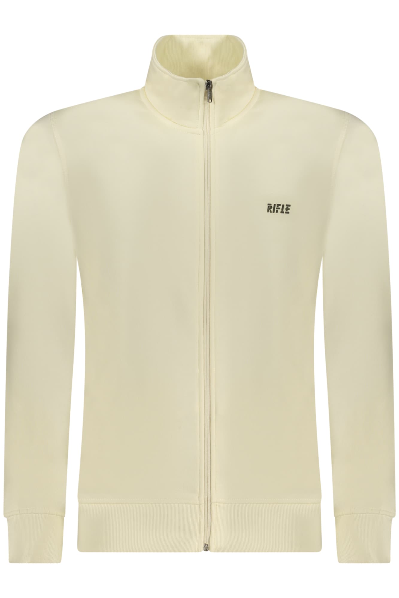 RIFLE FELPA CON ZIP UOMO BIANCO - Immagine principale