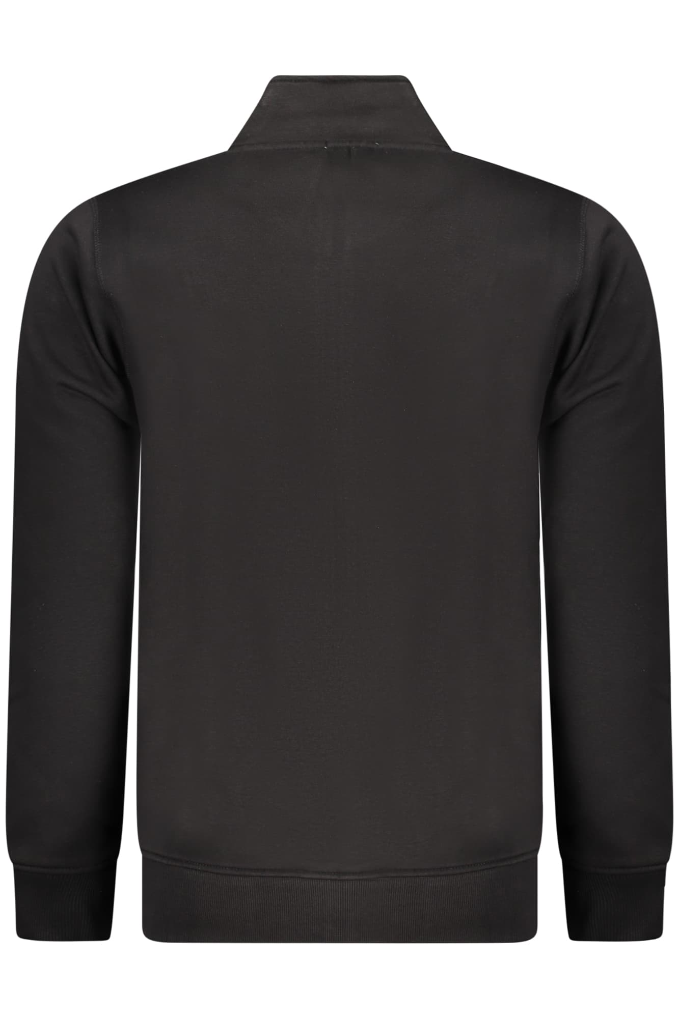 RIFLE FELPA CON ZIP UOMO NERO - Miniatura 2