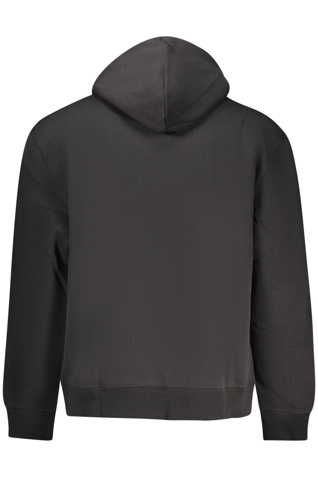 CALVIN KLEIN FELPA SENZA ZIP UOMO NERO - Miniatura 2