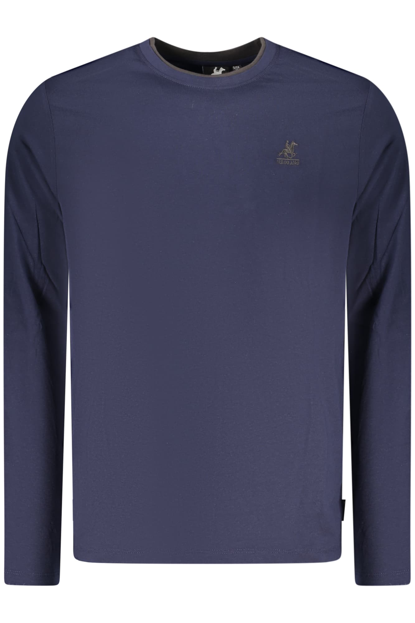 U.S. GRAND T-SHIRT MANICHE LUNGHE UOMO NERO - Immagine 1