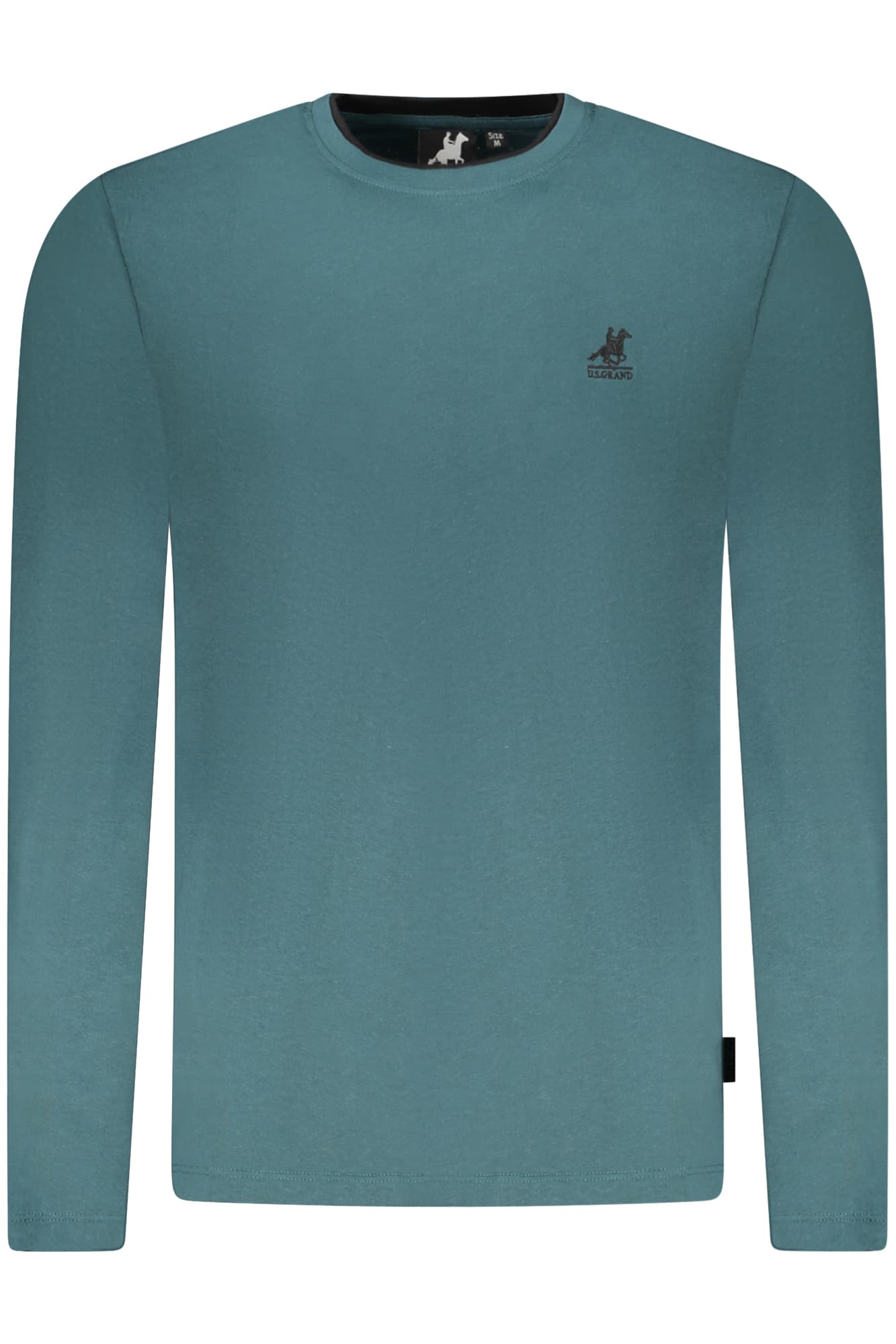 U.S. GRAND T-SHIRT MANICHE LUNGHE UOMO VERDE - Immagine 1