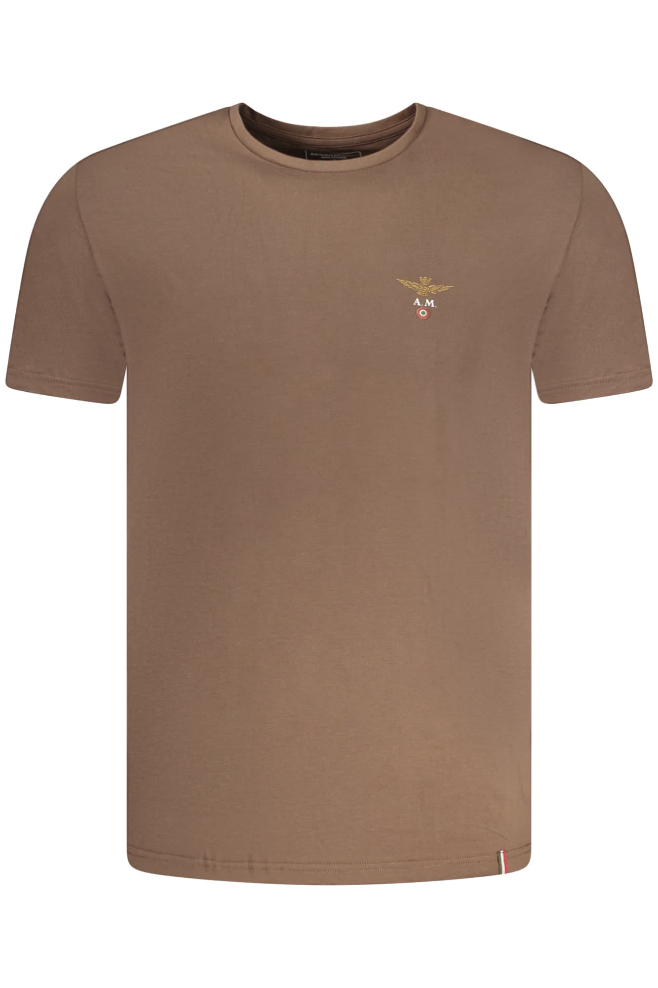 AERONAUTICA MILITARE T-SHIRT ESTERNABILE UOMO MARRONE - Immagine principale