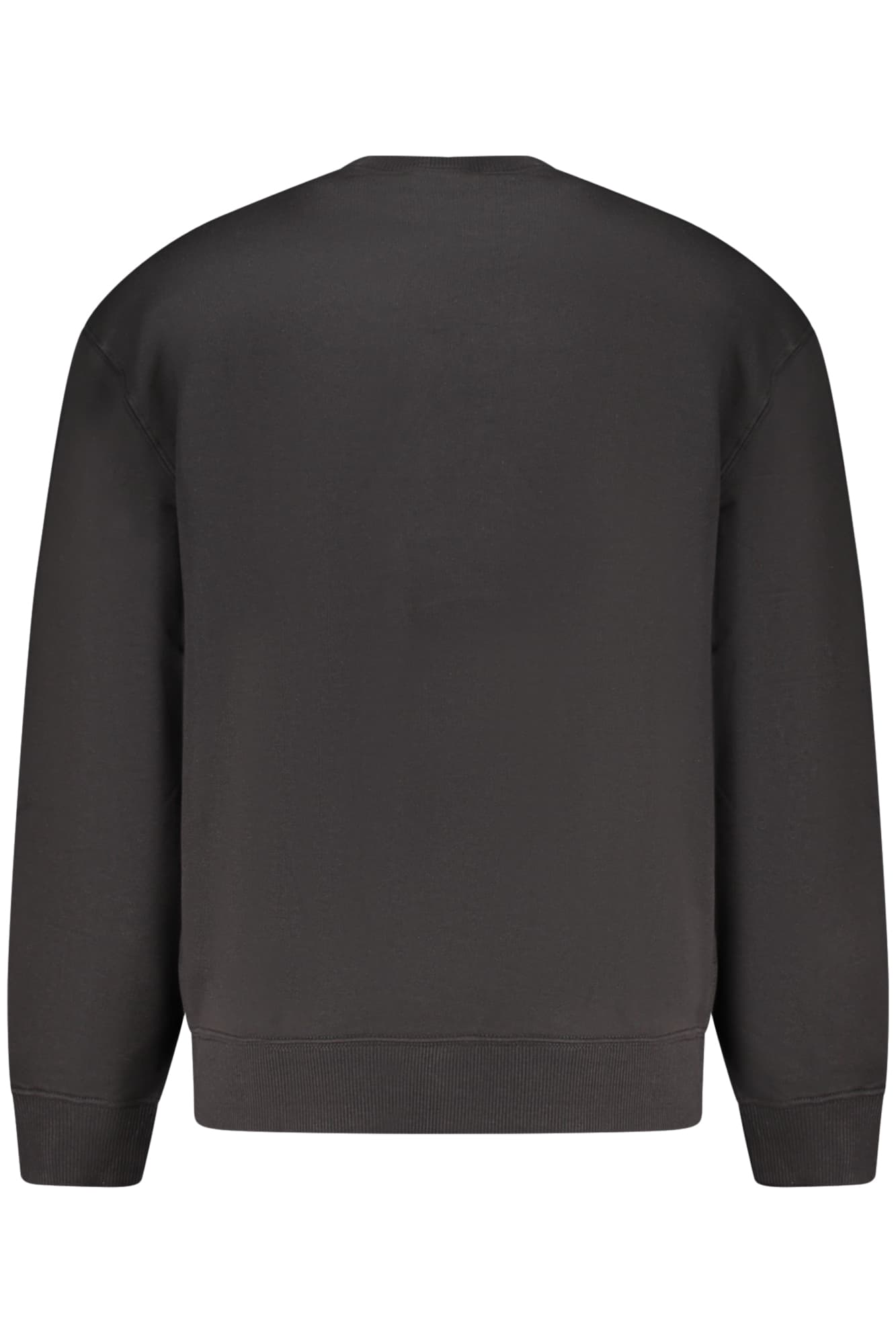 CALVIN KLEIN FELPA SENZA ZIP UOMO NERO - Miniatura 2