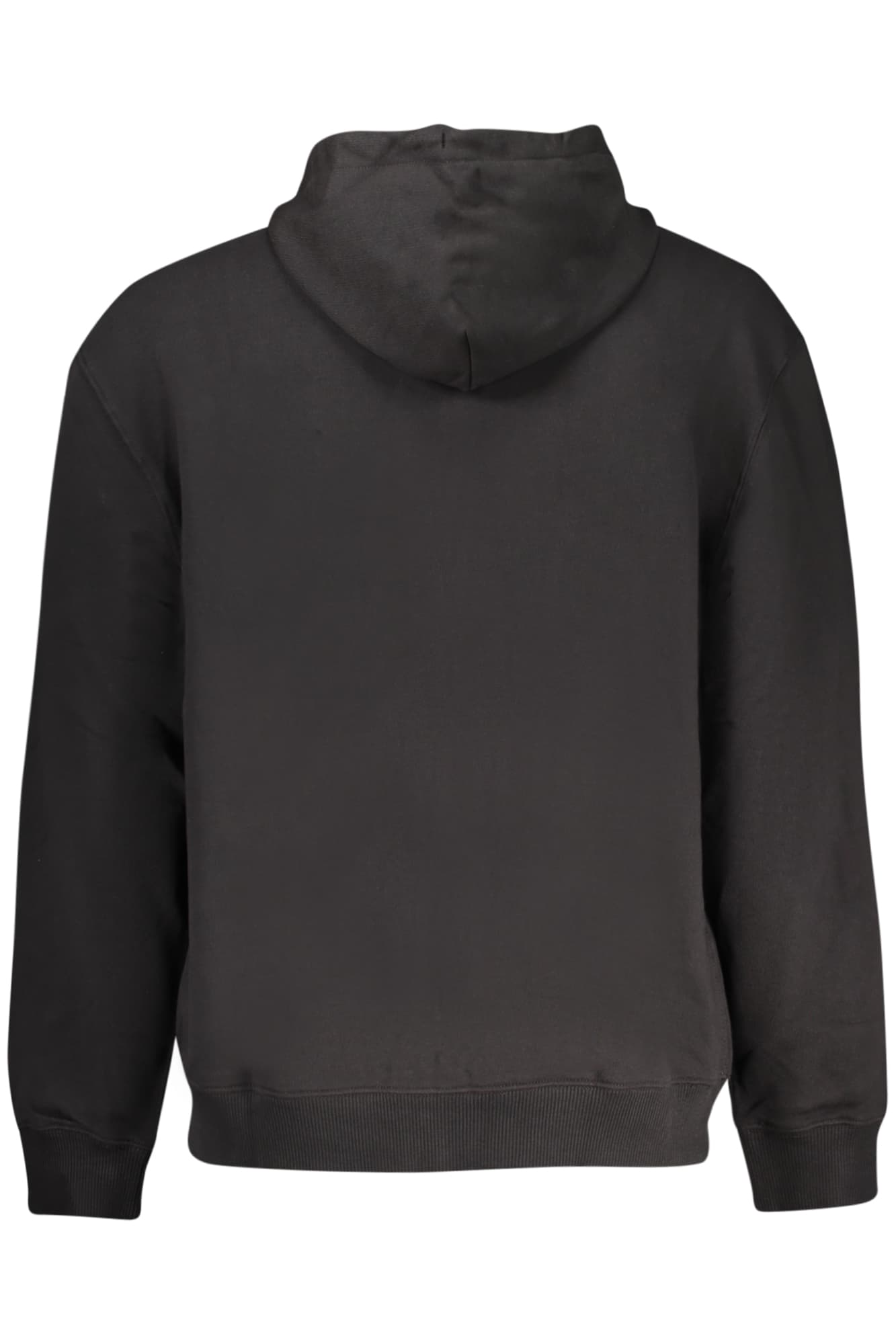 CALVIN KLEIN FELPA CON ZIP UOMO NERO - Miniatura 2