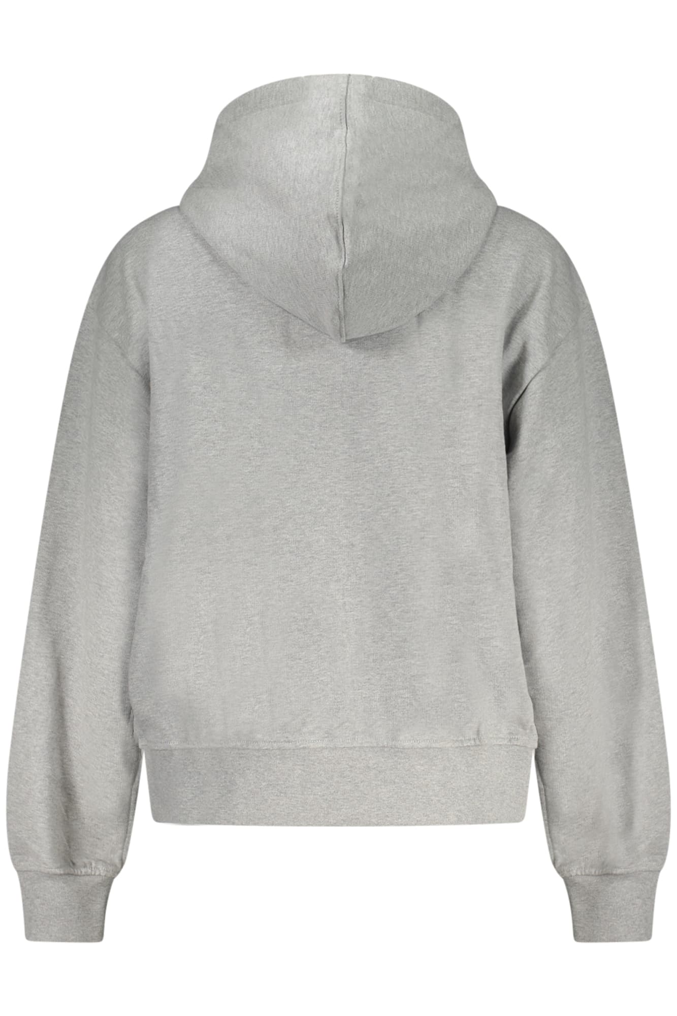 CALVIN KLEIN FELPA CON ZIP DONNA GRIGIO - Miniatura 2