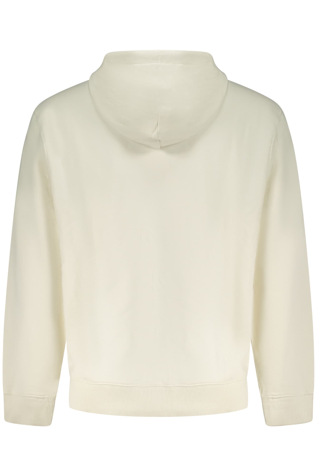 CALVIN KLEIN FELPA SENZA ZIP UOMO BIANCO - Miniatura 2