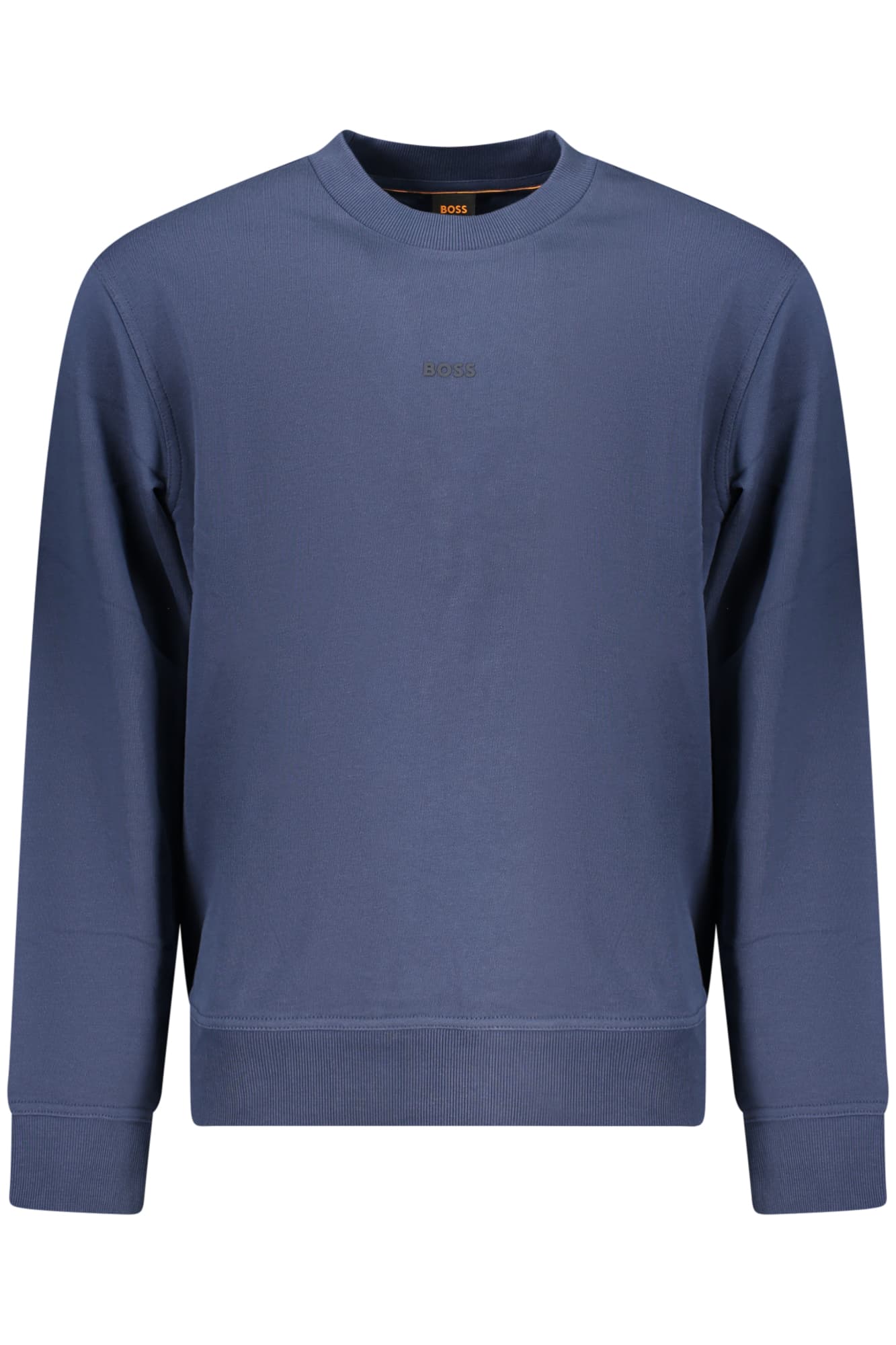 BOSS FELPA SENZA ZIP UOMO BLU - Immagine principale