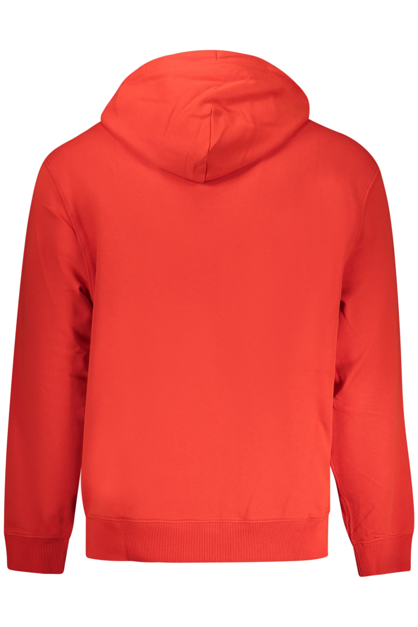 CALVIN KLEIN FELPA SENZA ZIP UOMO ROSSO - Miniatura 2