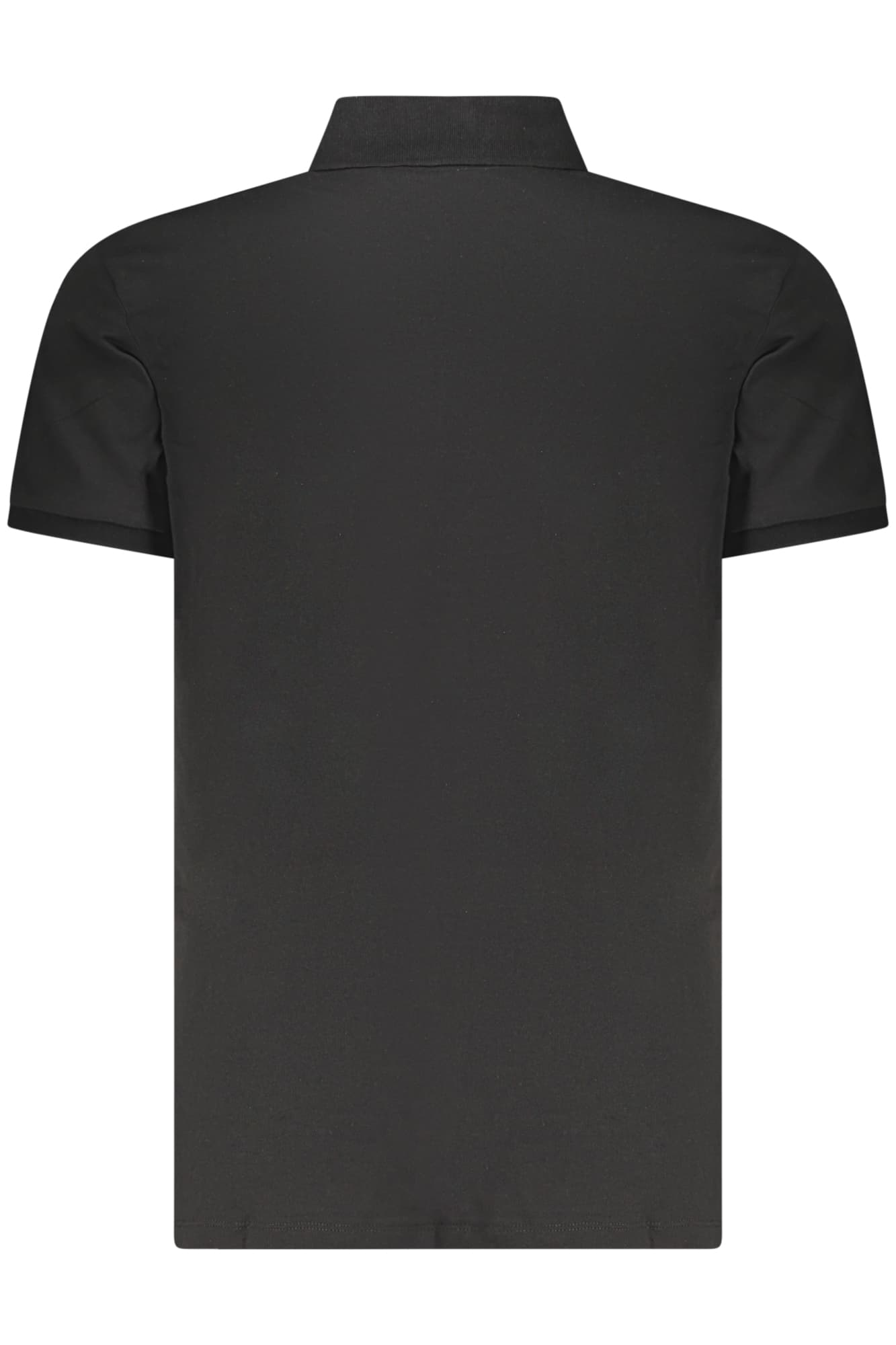 CALVIN KLEIN POLO MANICHE CORTE UOMO NERO - Miniatura 2