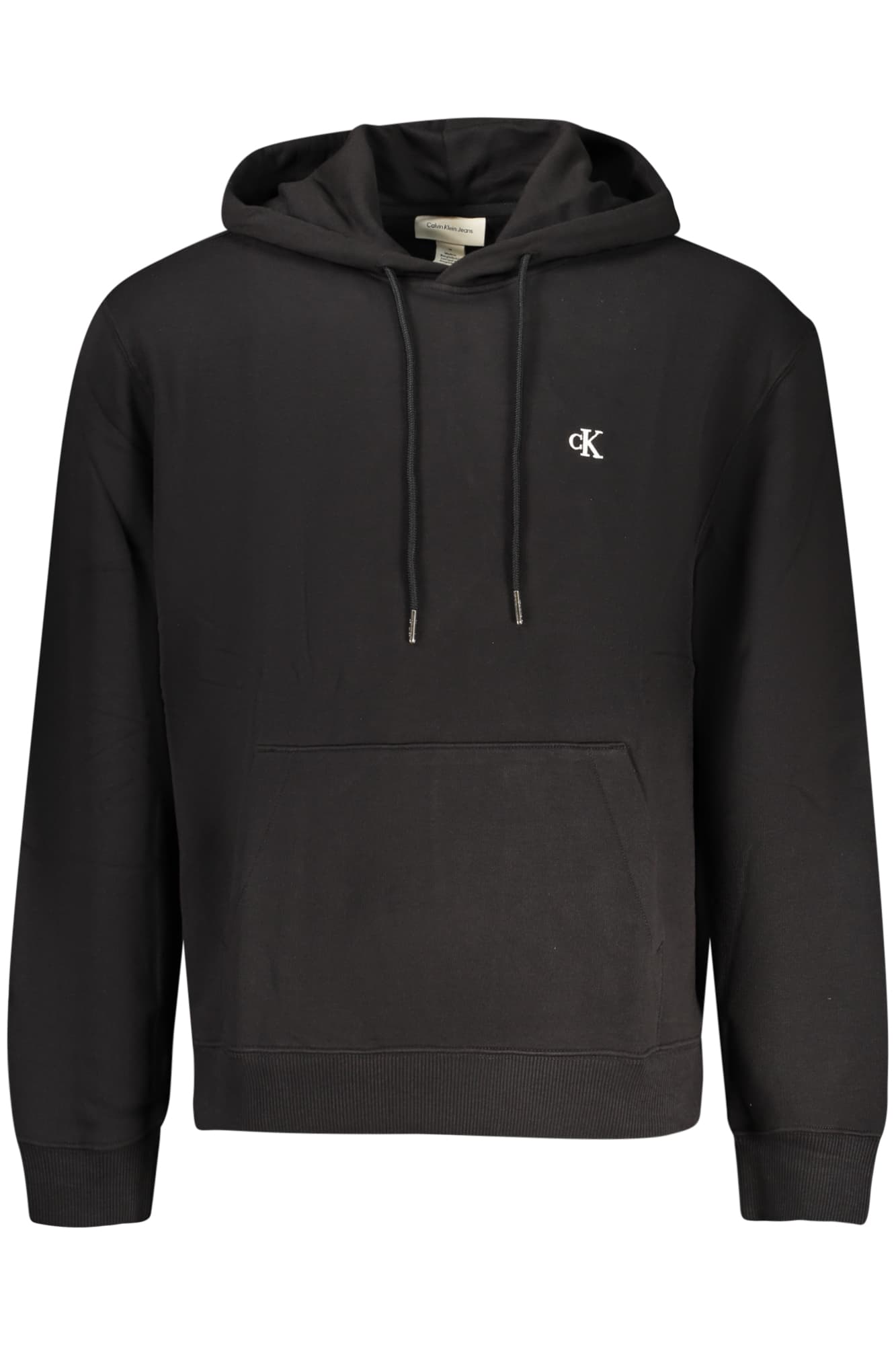 CALVIN KLEIN FELPA SENZA ZIP UOMO NERO - Immagine principale
