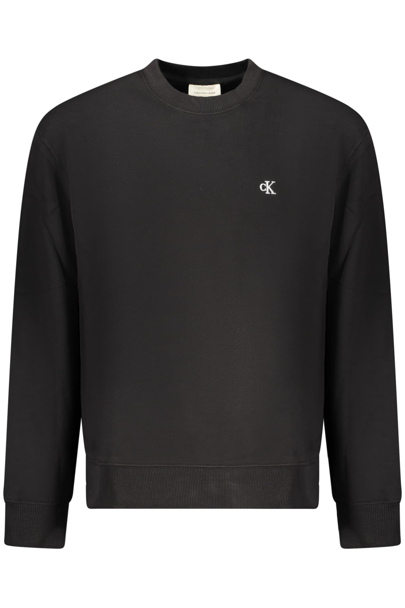 CALVIN KLEIN FELPA SENZA ZIP UOMO NERO - Immagine principale