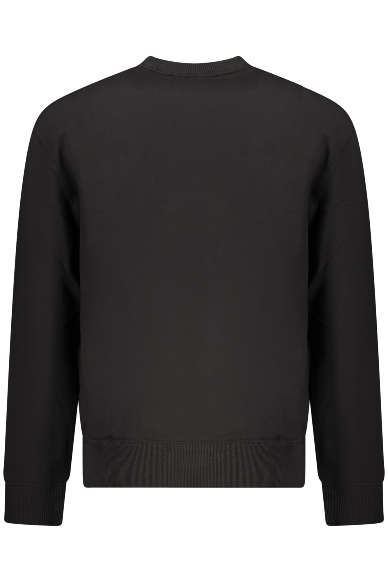 CALVIN KLEIN FELPA SENZA ZIP UOMO NERO - Miniatura 2
