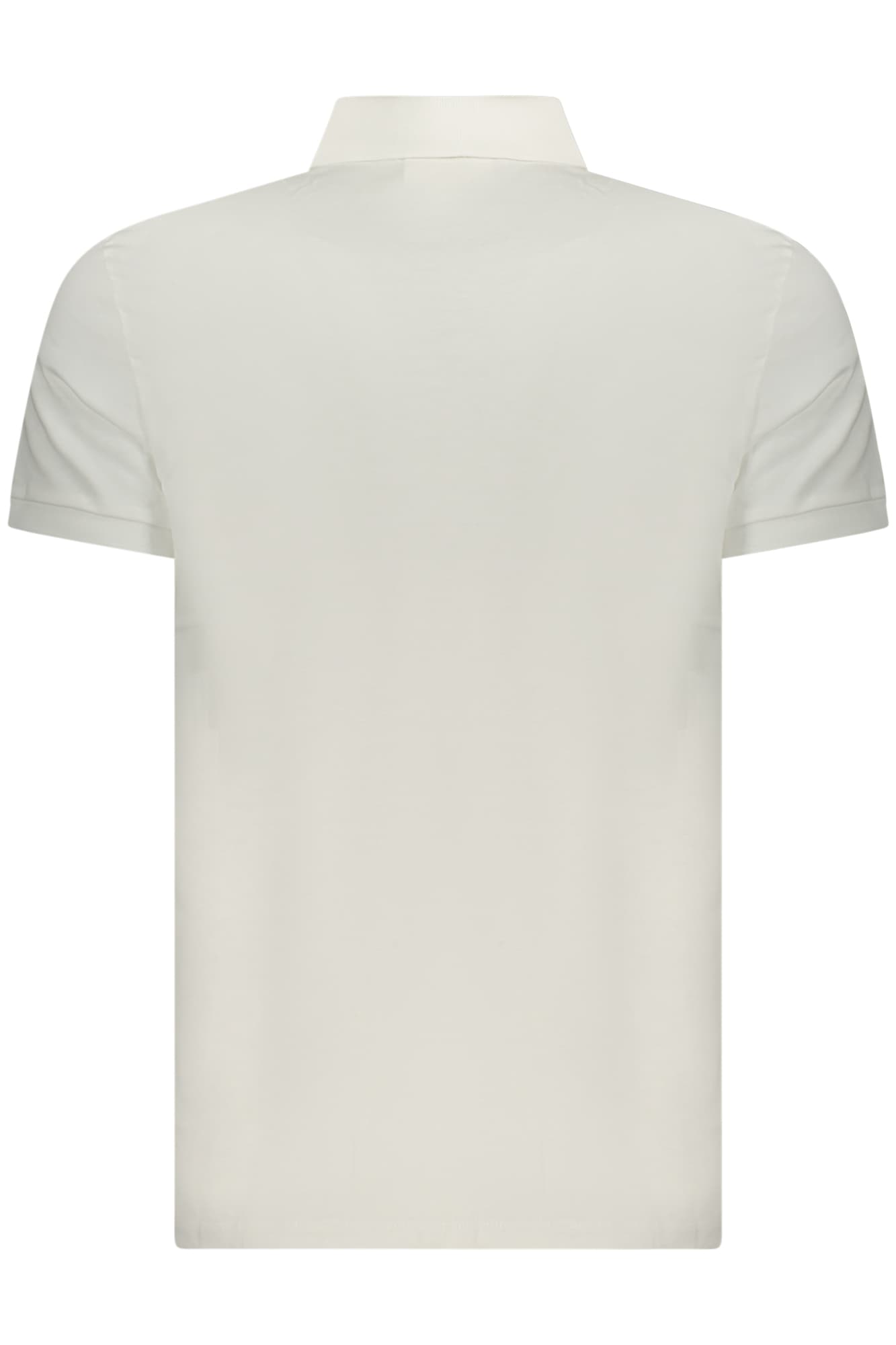 CALVIN KLEIN POLO MANICHE CORTE UOMO BIANCO - Miniatura 2