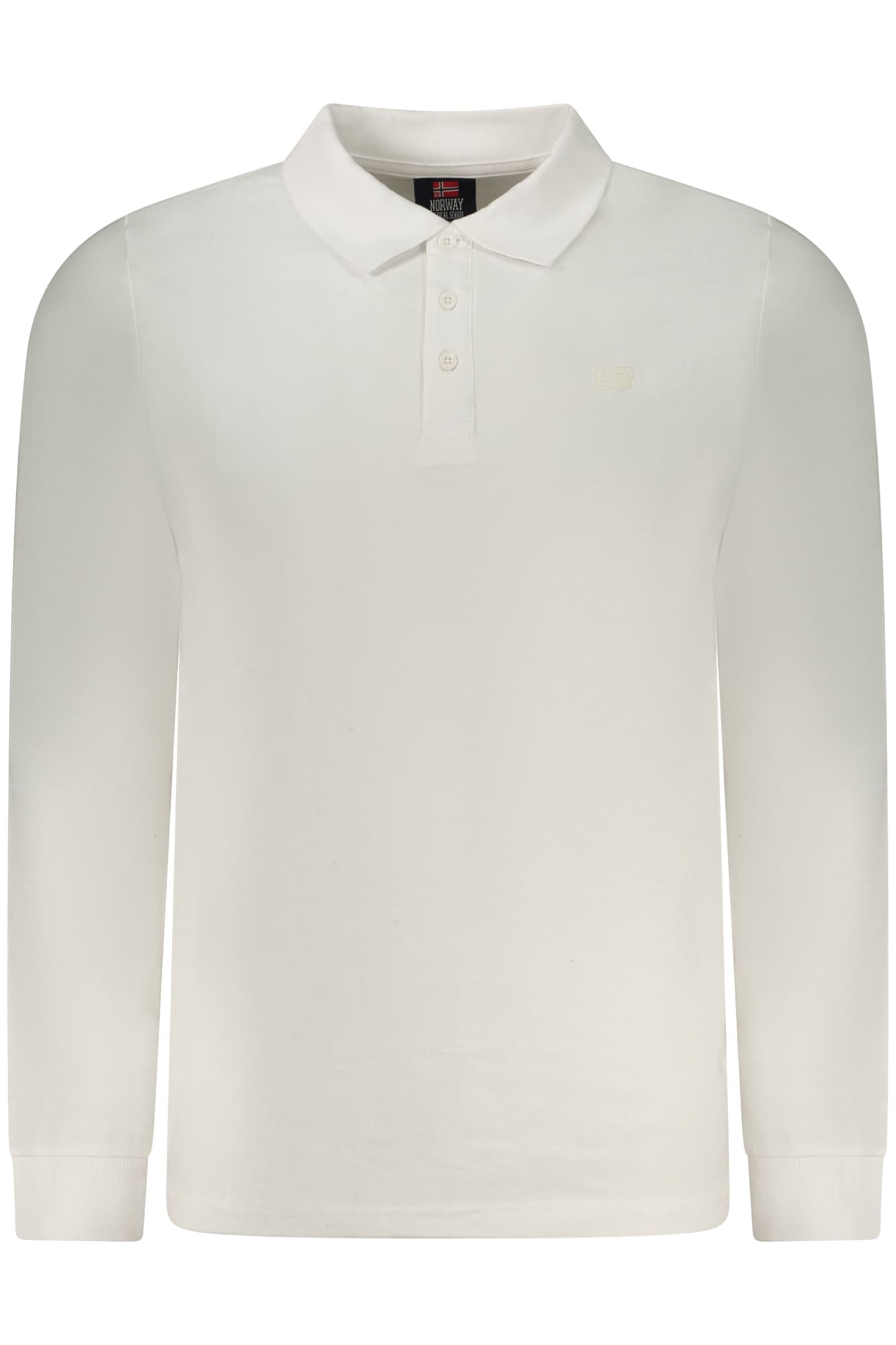 NORWAY 1963 POLO MANICHE LUNGHE UOMO BIANCO - Immagine principale