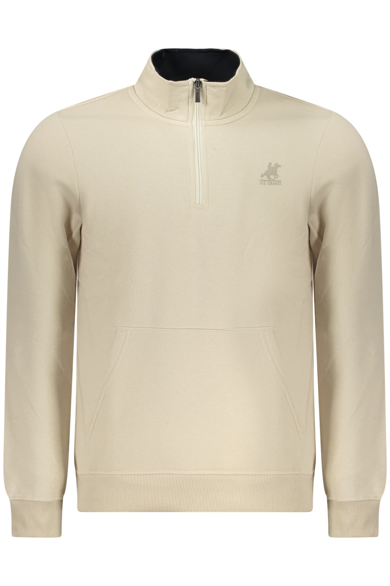 U.S. GRAND FELPA SENZA ZIP UOMO BEIGE - Immagine principale