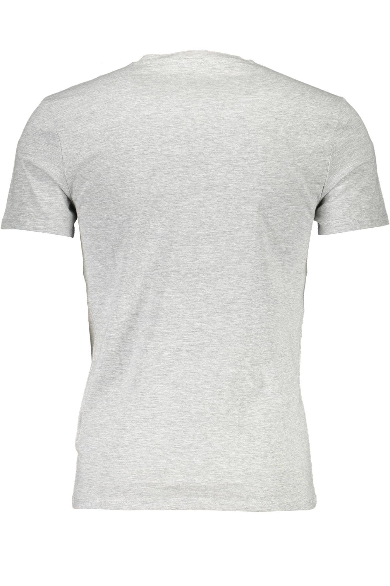 GUESS JEANS T-SHIRT MANICHE CORTE UOMO GRIGIO - Miniatura 2