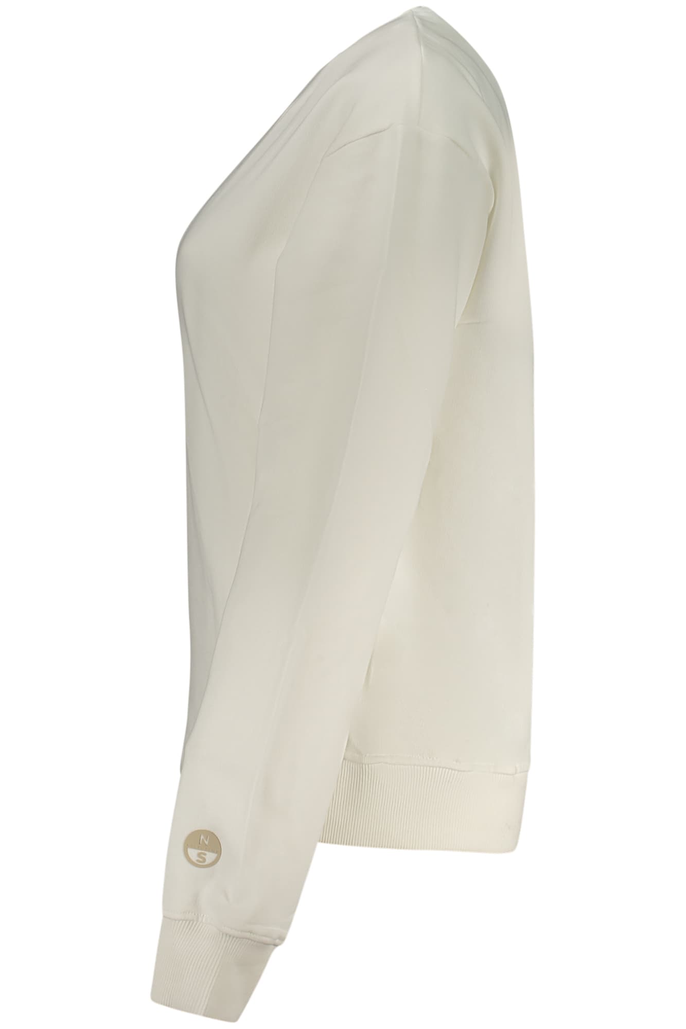 NORTH SAILS FELPA SENZA ZIP DONNA BIANCO - Miniatura 3