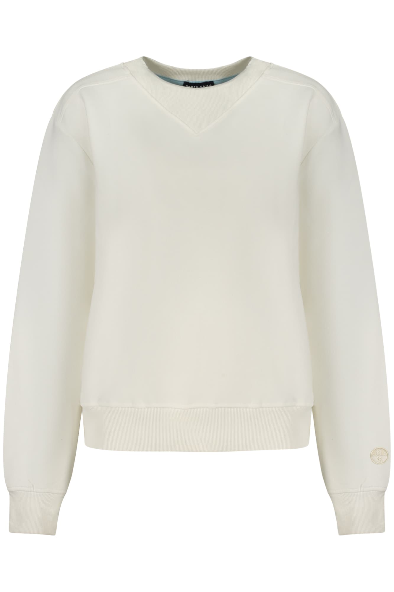 NORTH SAILS FELPA SENZA ZIP DONNA BIANCO - Immagine 1