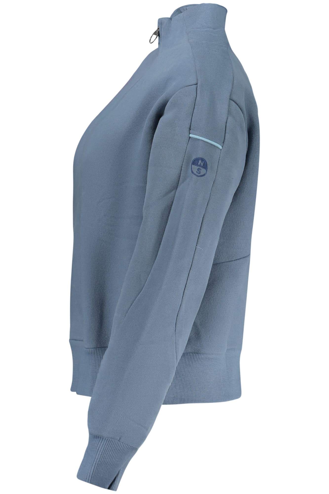NORTH SAILS FELPA SENZA ZIP DONNA BLU - Miniatura 3
