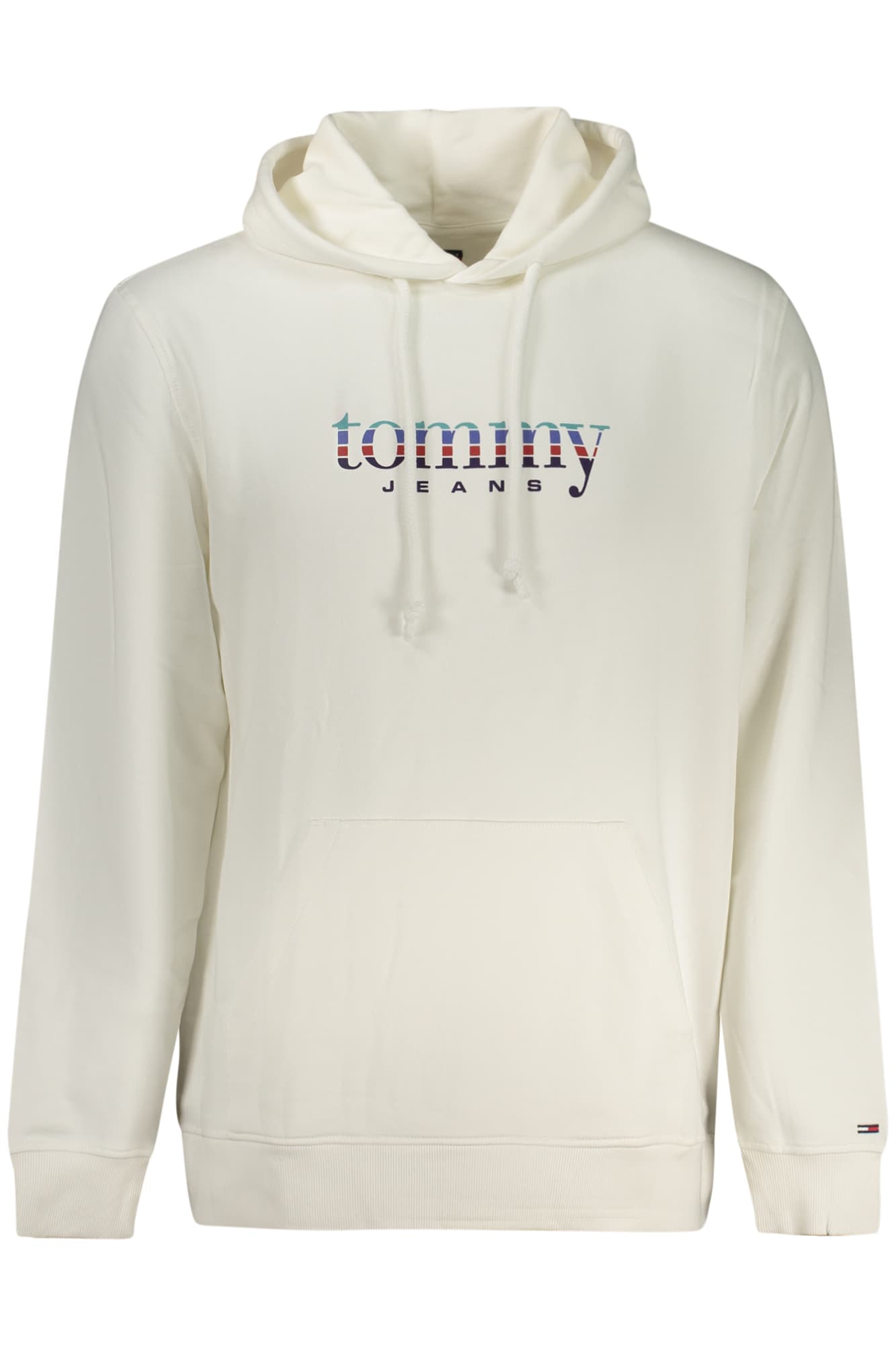 TOMMY HILFIGER FELPA SENZA ZIP UOMO BIANCO - Immagine 1