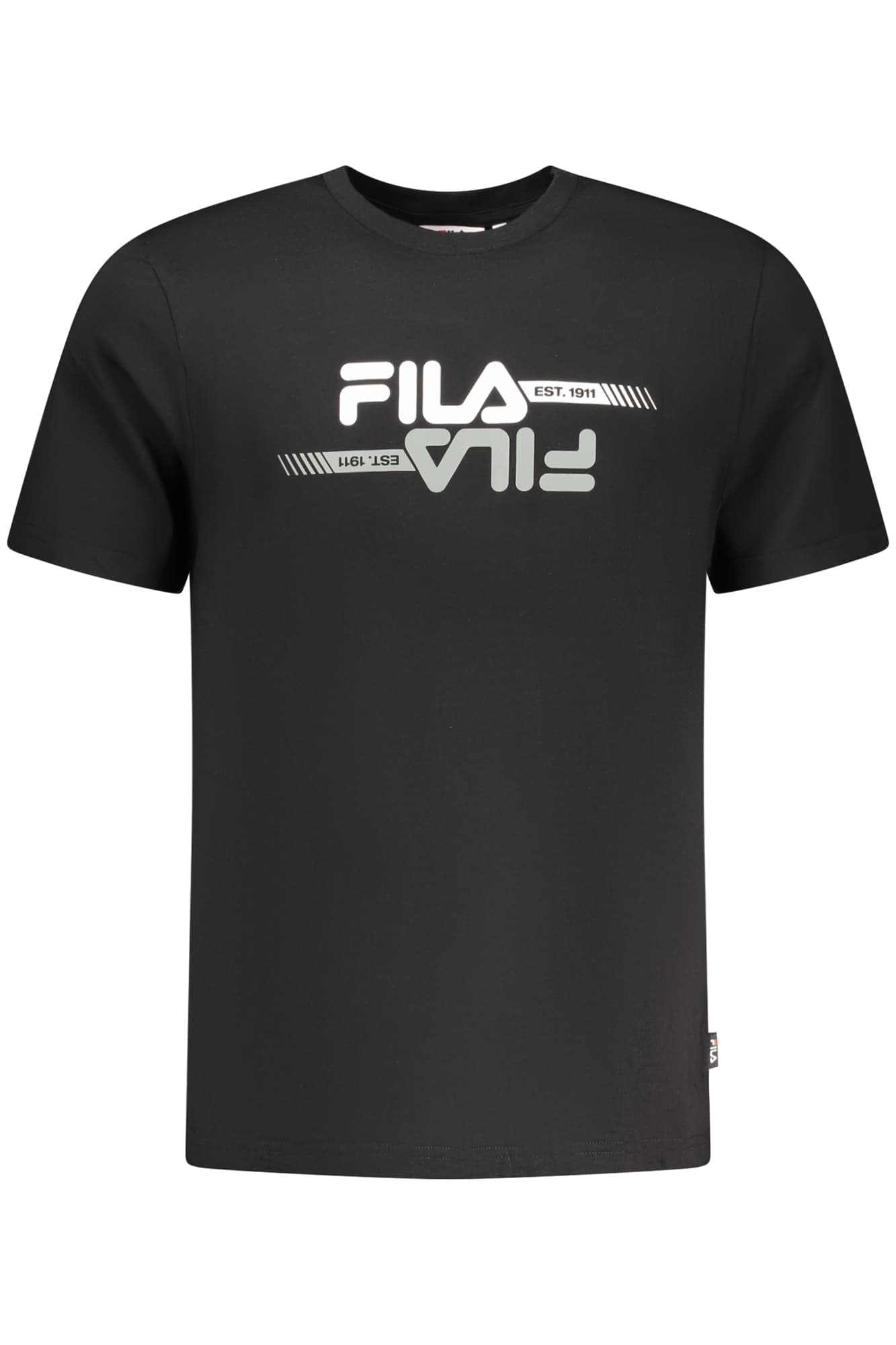 FILA T-SHIRT MANICHE CORTE UOMO NERO - Immagine principale