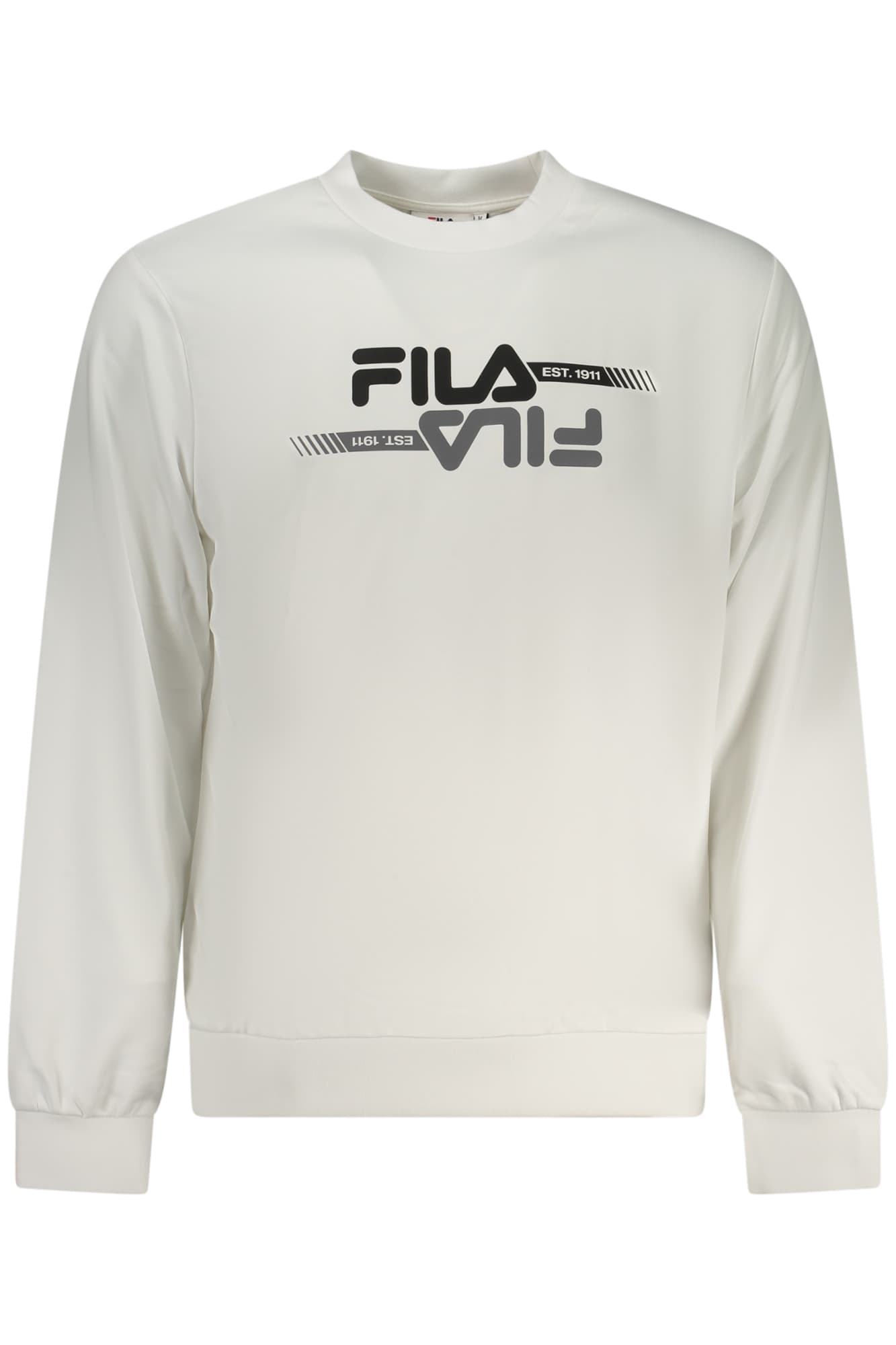 FILA FELPA SENZA ZIP UOMO BIANCO - Immagine 1