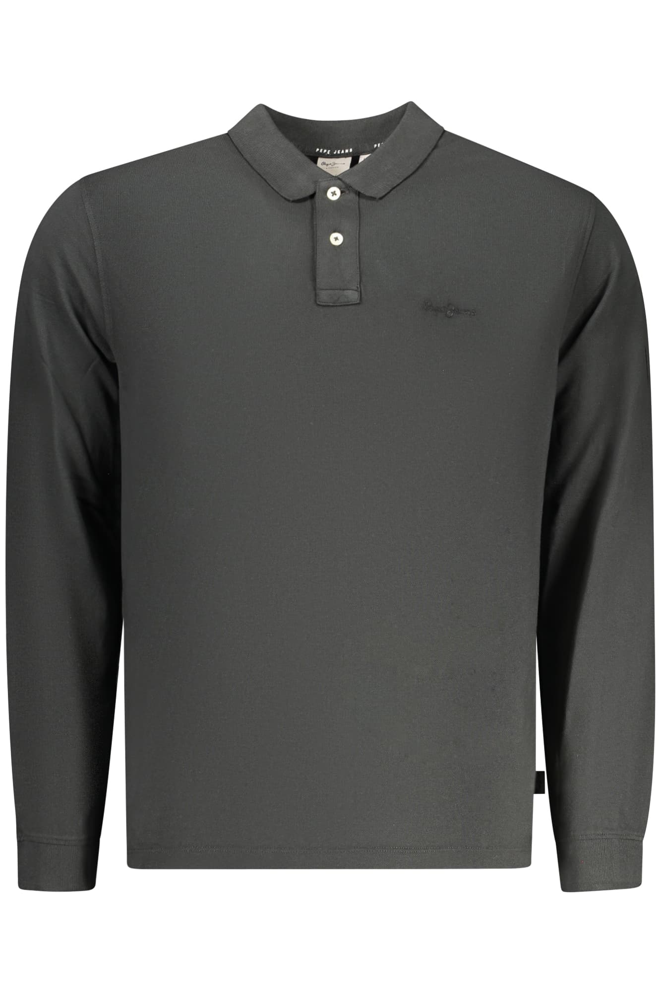 PEPE JEANS POLO MANICHE LUNGHE UOMO NERO - Immagine 1