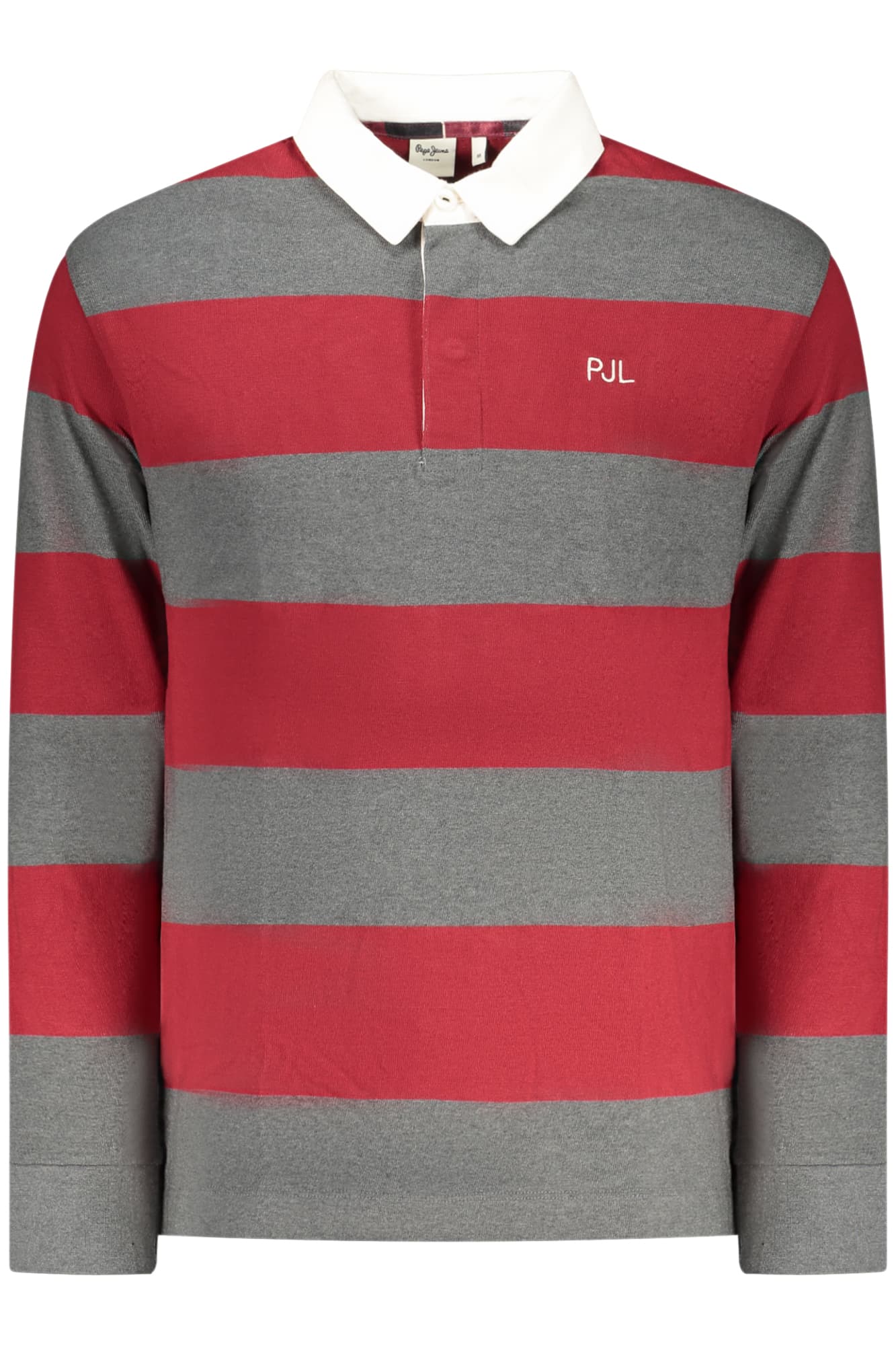 PEPE JEANS POLO MANICHE LUNGHE UOMO ROSSO - Immagine 1