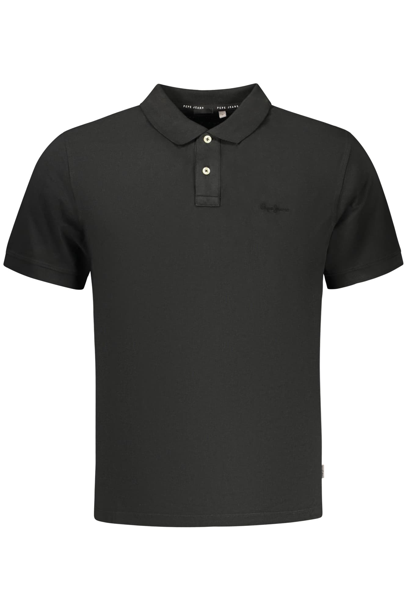 PEPE JEANS POLO MANICHE CORTE UOMO NERO - Immagine 1