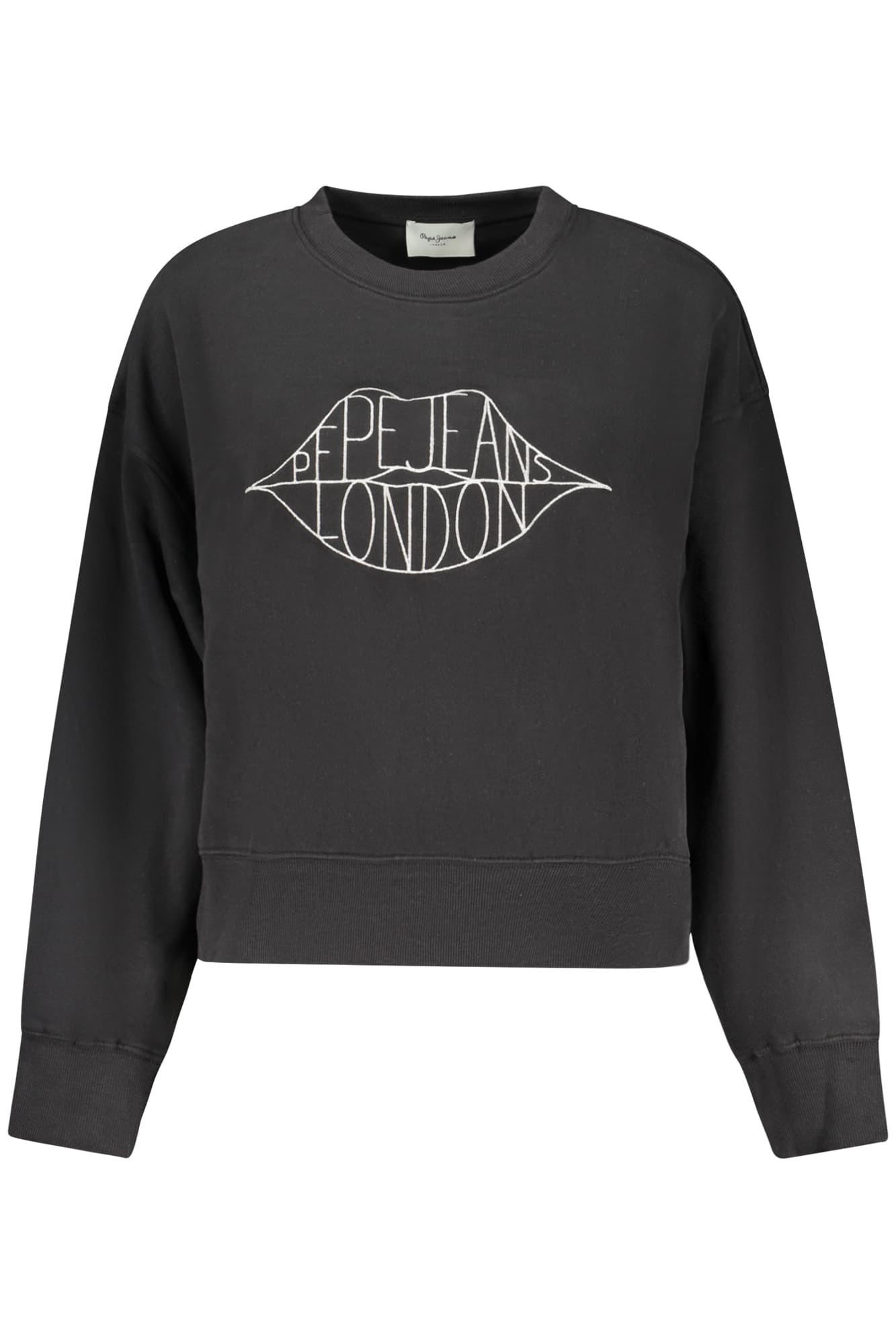 PEPE JEANS FELPA SENZA ZIP DONNA NERO - Immagine principale