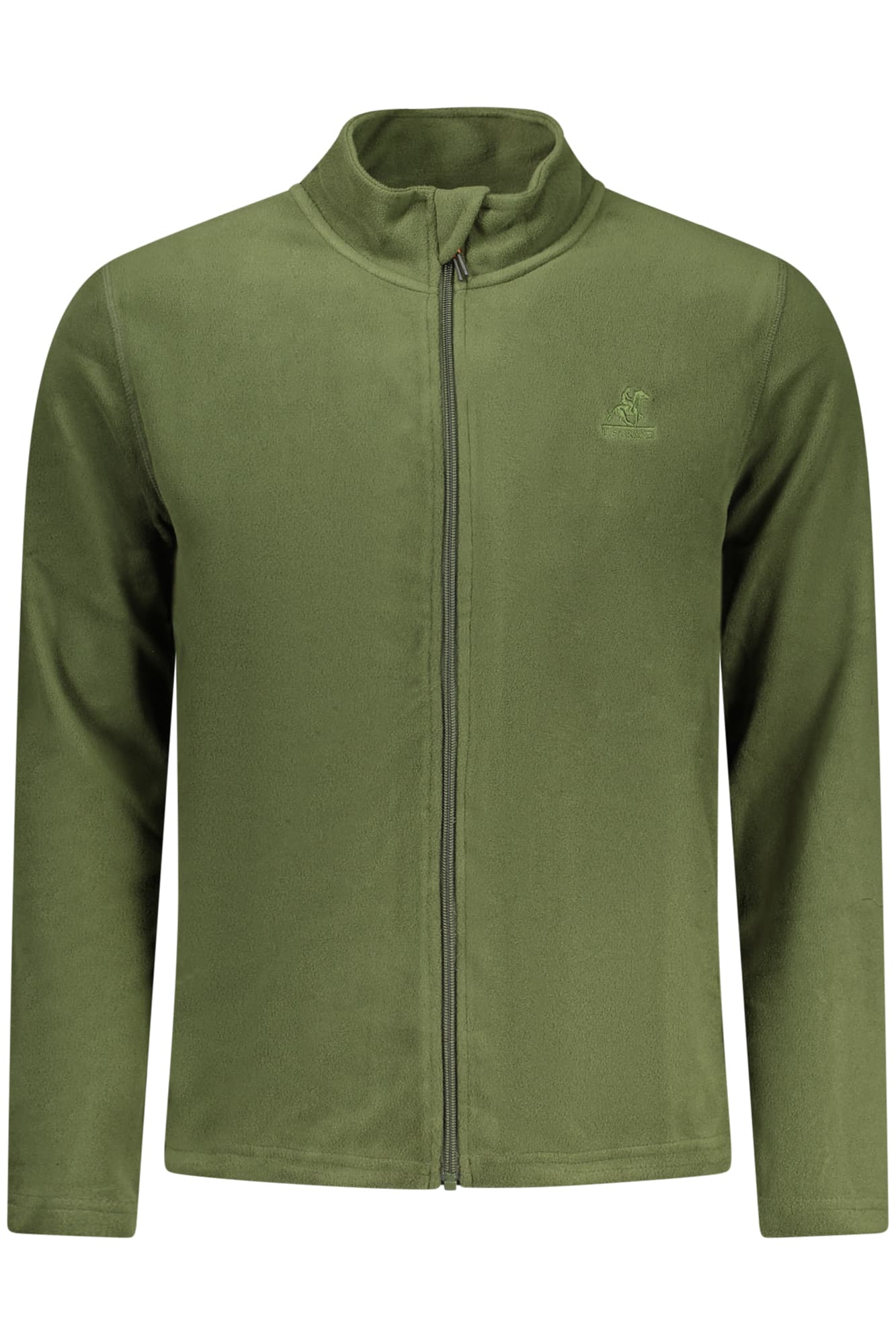 U.S. GRAND FELPA CON ZIP UOMO VERDE - Immagine principale