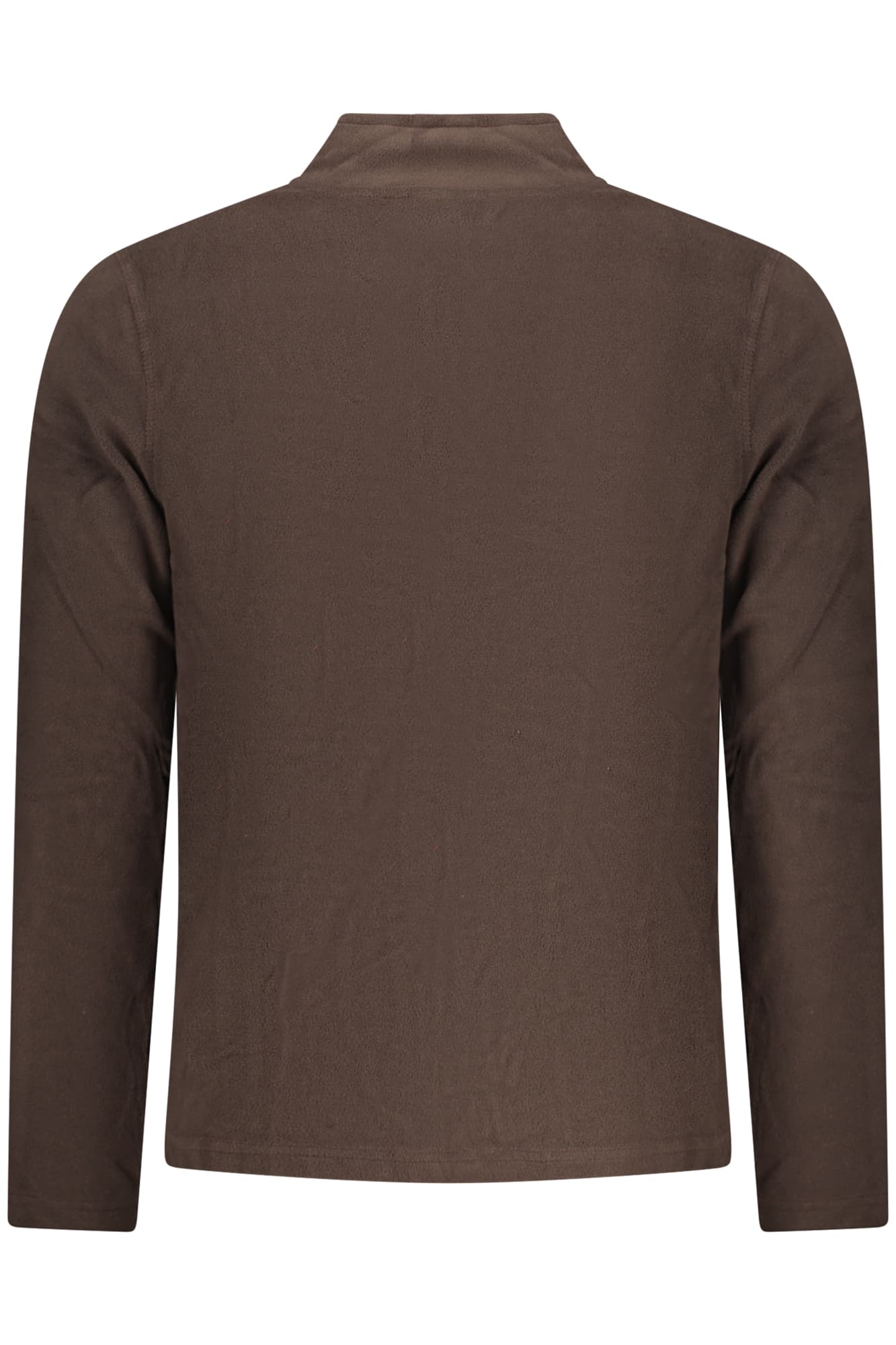 U.S. GRAND FELPA CON ZIP UOMO MARRONE - Miniatura 2