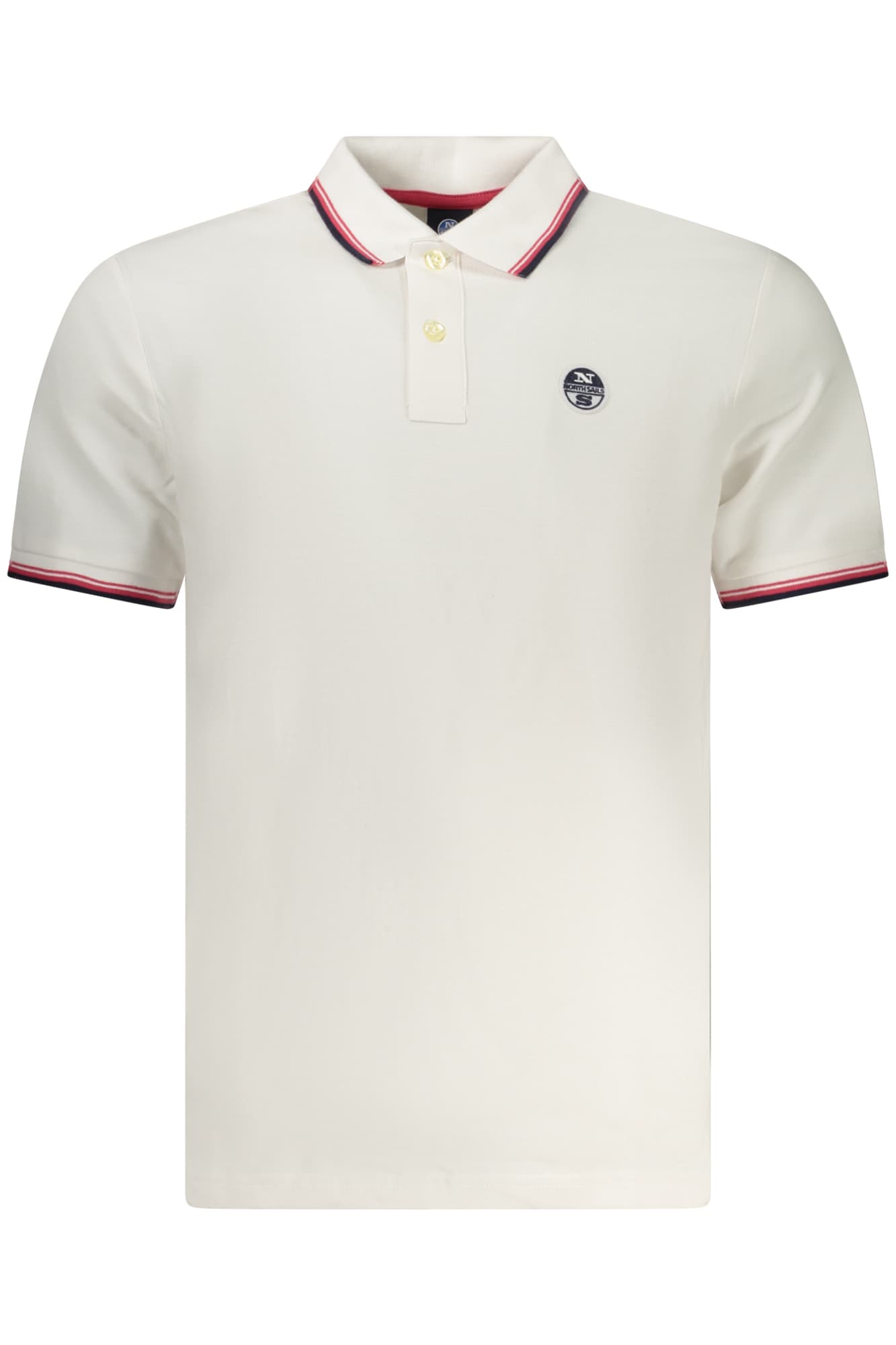 NORTH SAILS POLO MANICHE CORTE UOMO BIANCO - Immagine 1