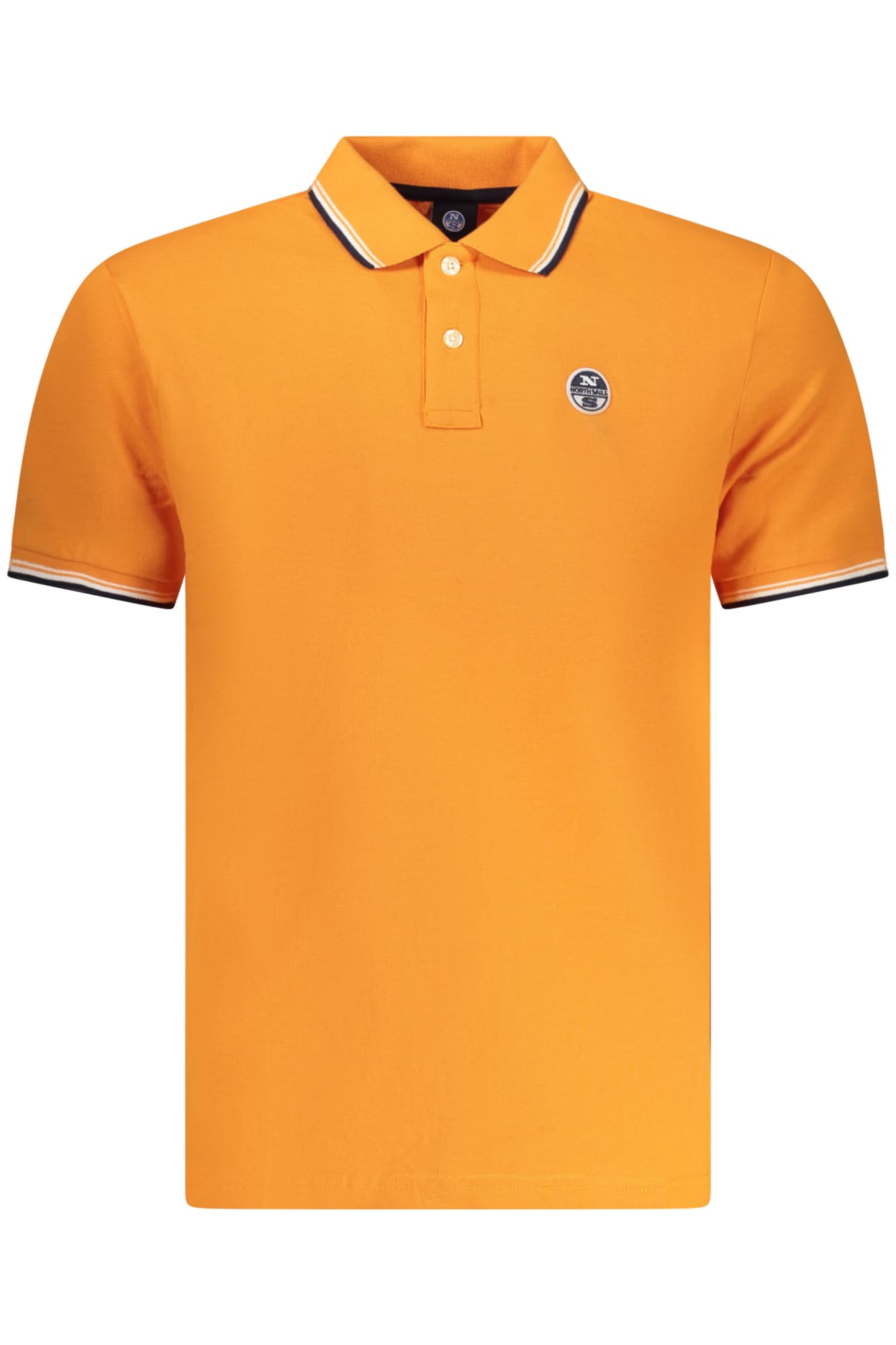 NORTH SAILS POLO MANICHE CORTE UOMO ARANCIO - Immagine 1