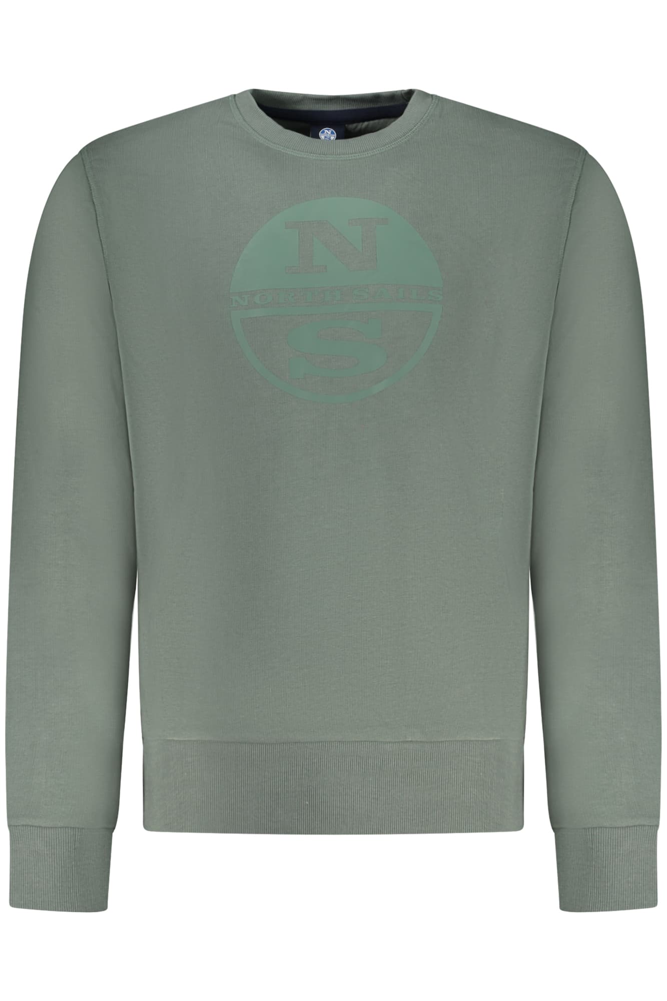 NORTH SAILS FELPA SENZA ZIP UOMO VERDE - Immagine 1