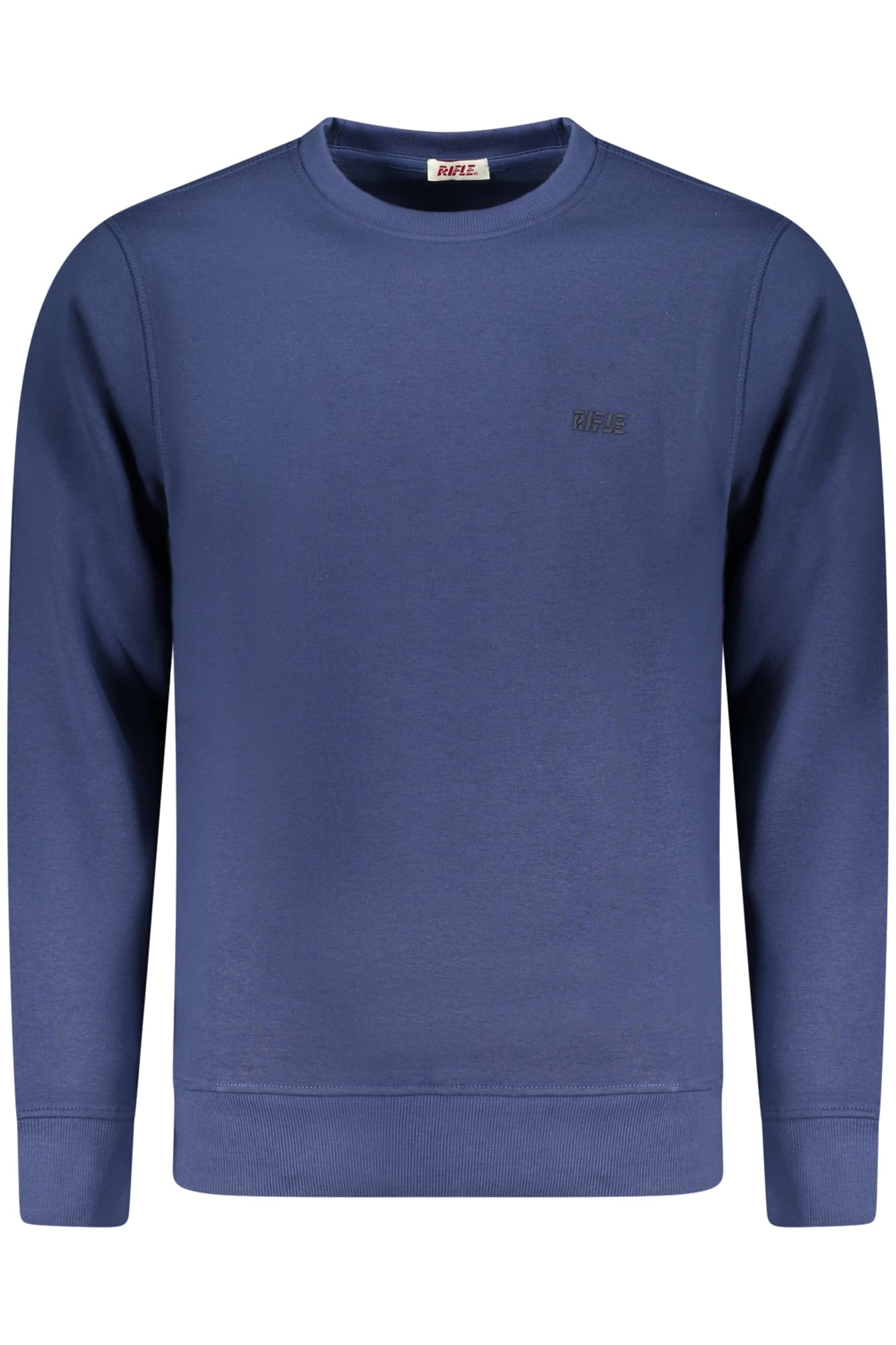 RIFLE FELPA SENZA ZIP UOMO BLU - Immagine 1