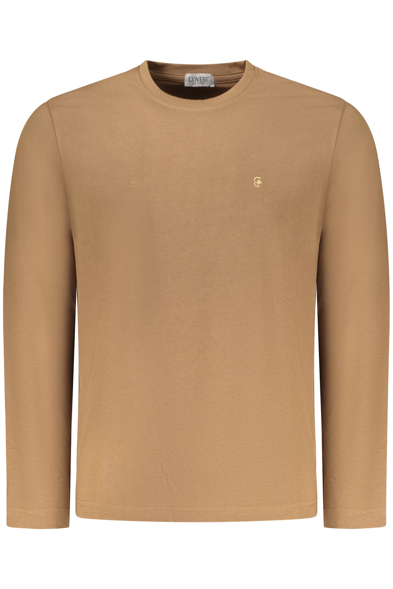 COVERI MOVING T-SHIRT MANICHE LUNGHE UOMO MARRONE - Immagine 1