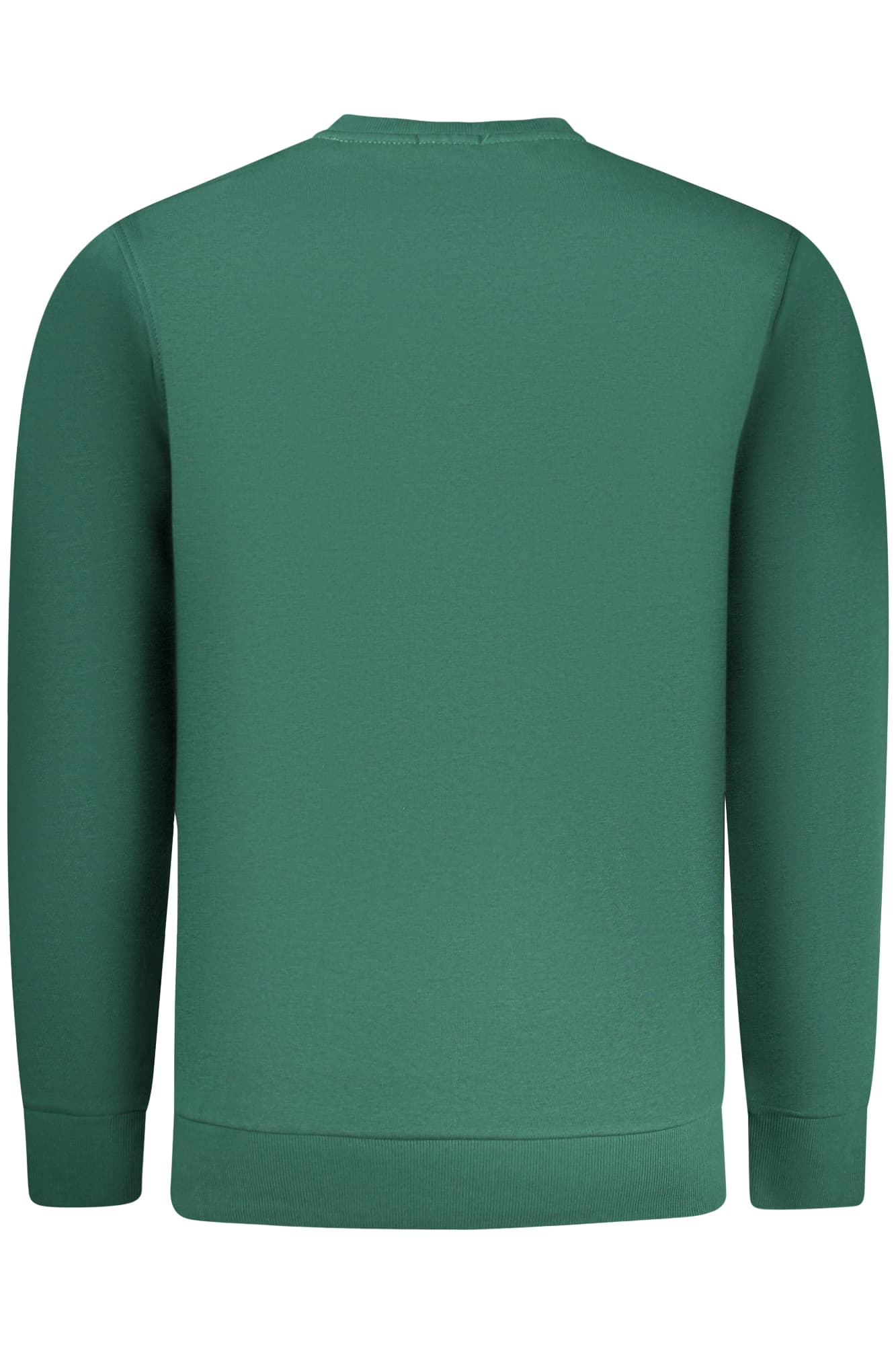 RIFLE FELPA SENZA ZIP UOMO VERDE - Miniatura 2