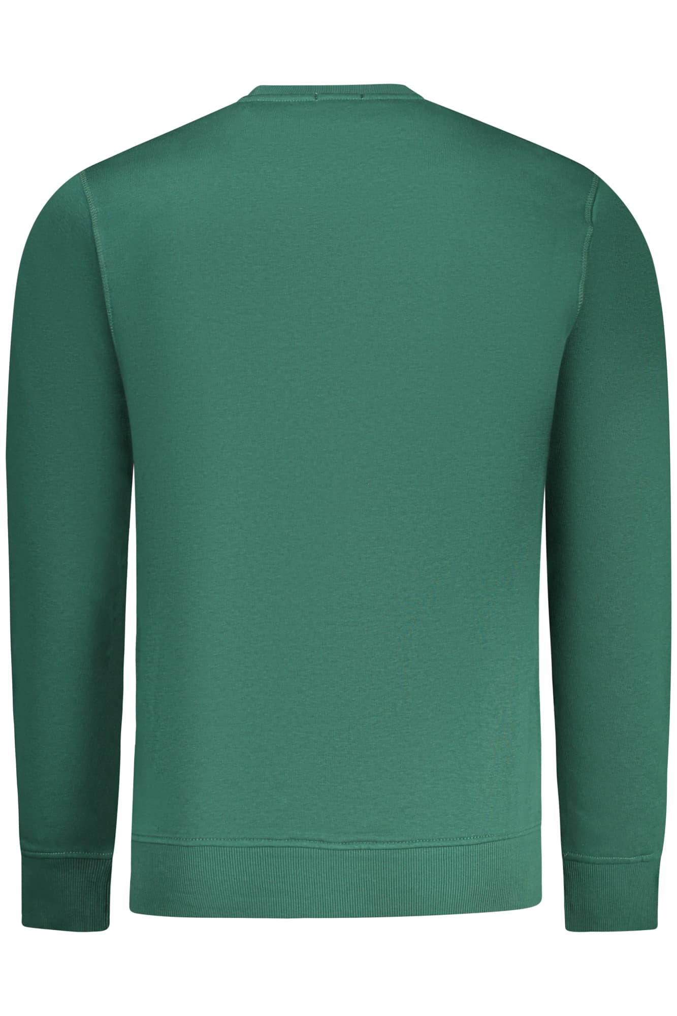 RIFLE FELPA SENZA ZIP UOMO VERDE - Miniatura 2