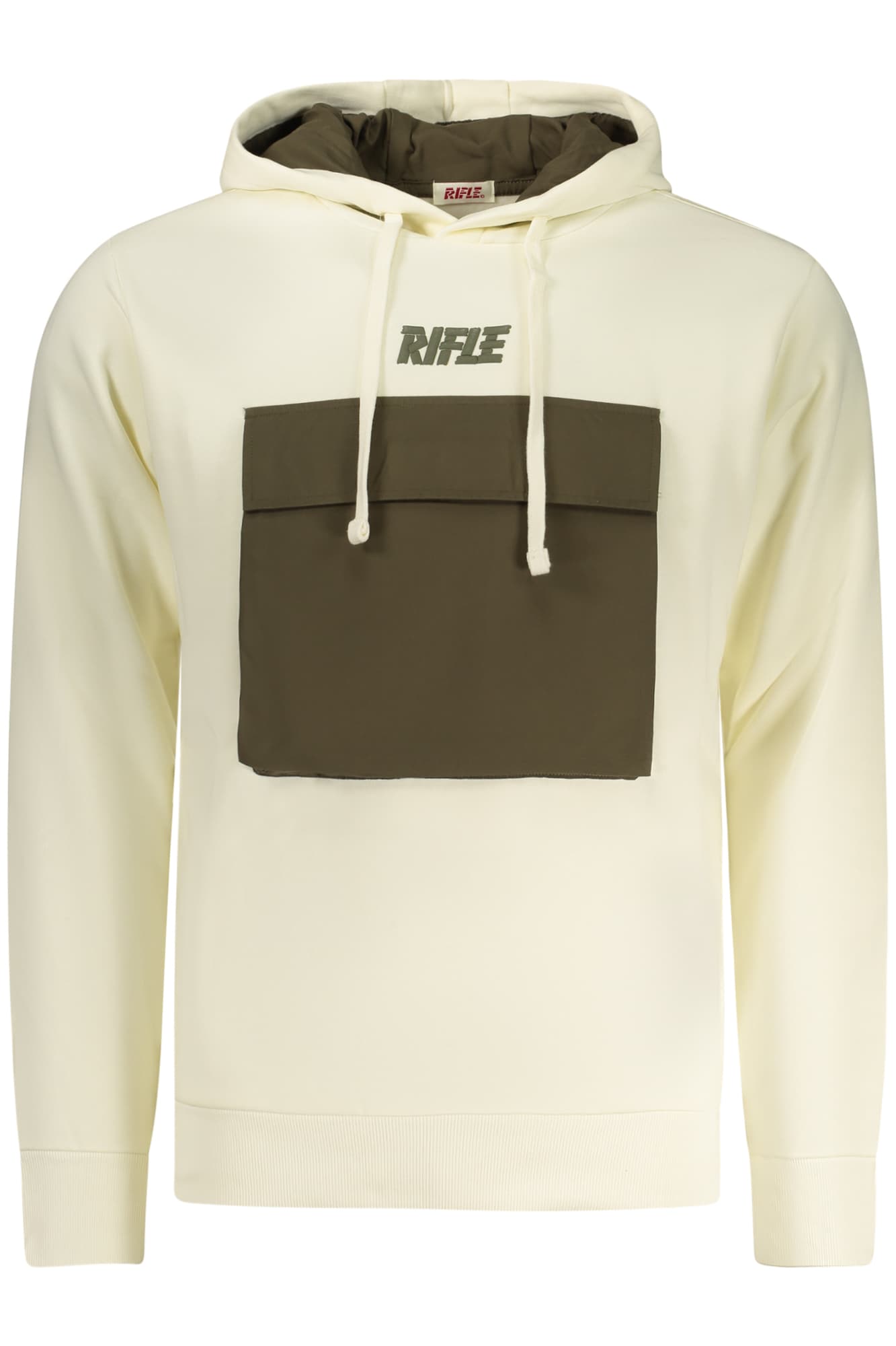RIFLE FELPA SENZA ZIP UOMO BIANCO - Immagine principale