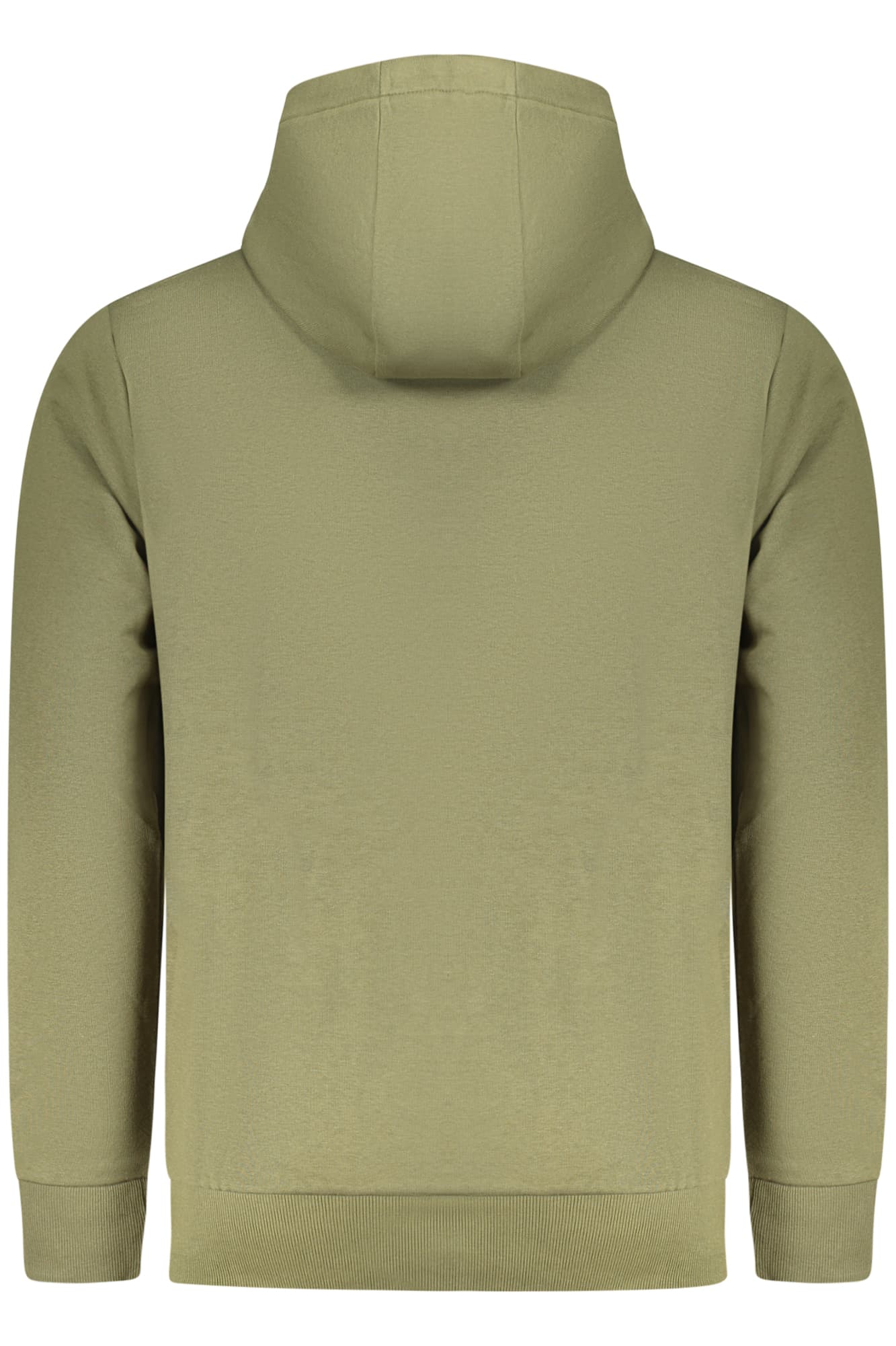 RIFLE FELPA SENZA ZIP UOMO VERDE - Miniatura 2