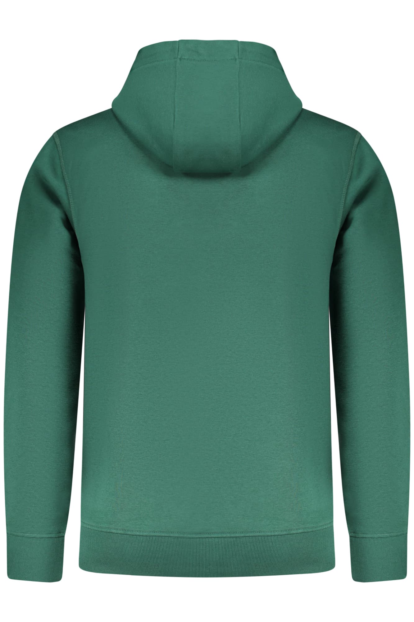 RIFLE FELPA SENZA ZIP UOMO VERDE - Miniatura 2