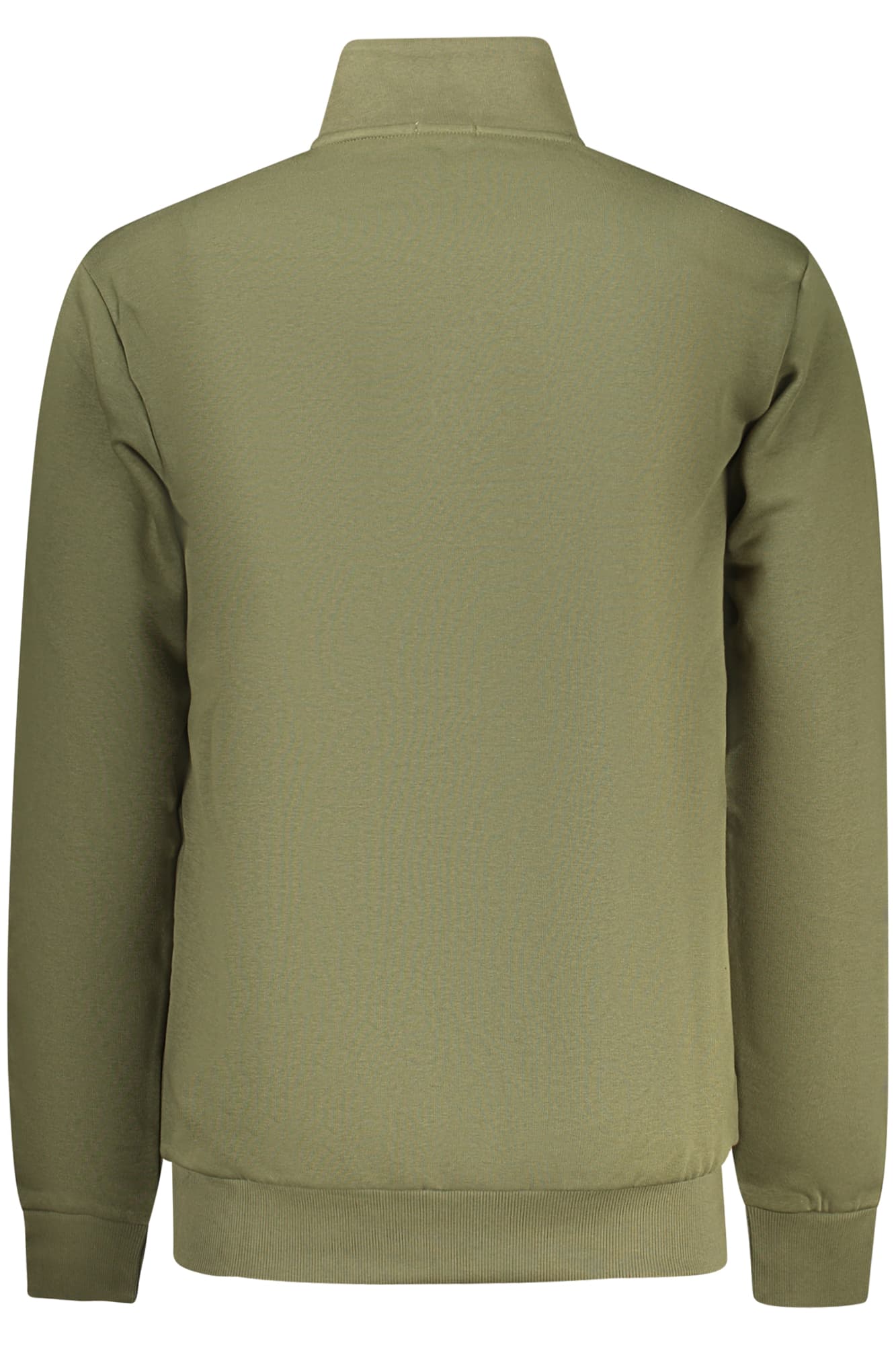 RIFLE FELPA SENZA ZIP UOMO VERDE - Miniatura 2